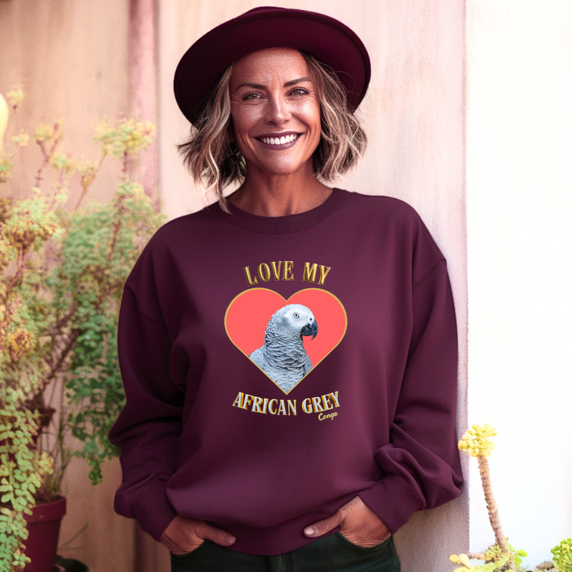 African Grey Congo Sweatshirt
