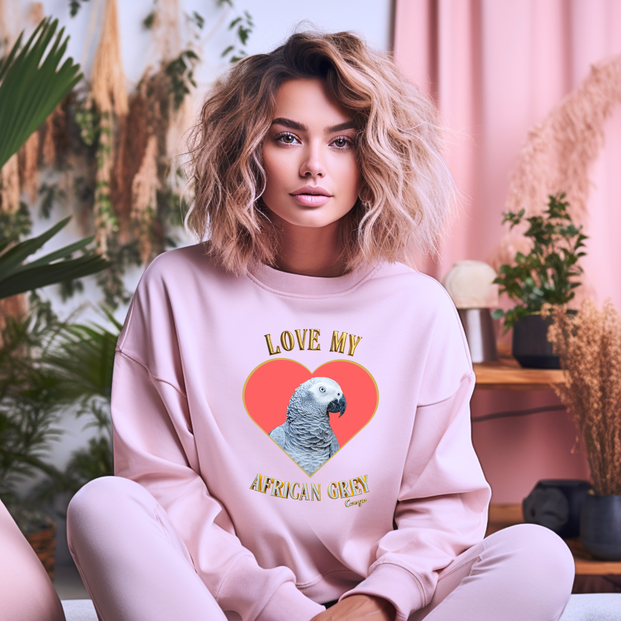 African Grey Congo Sweatshirt