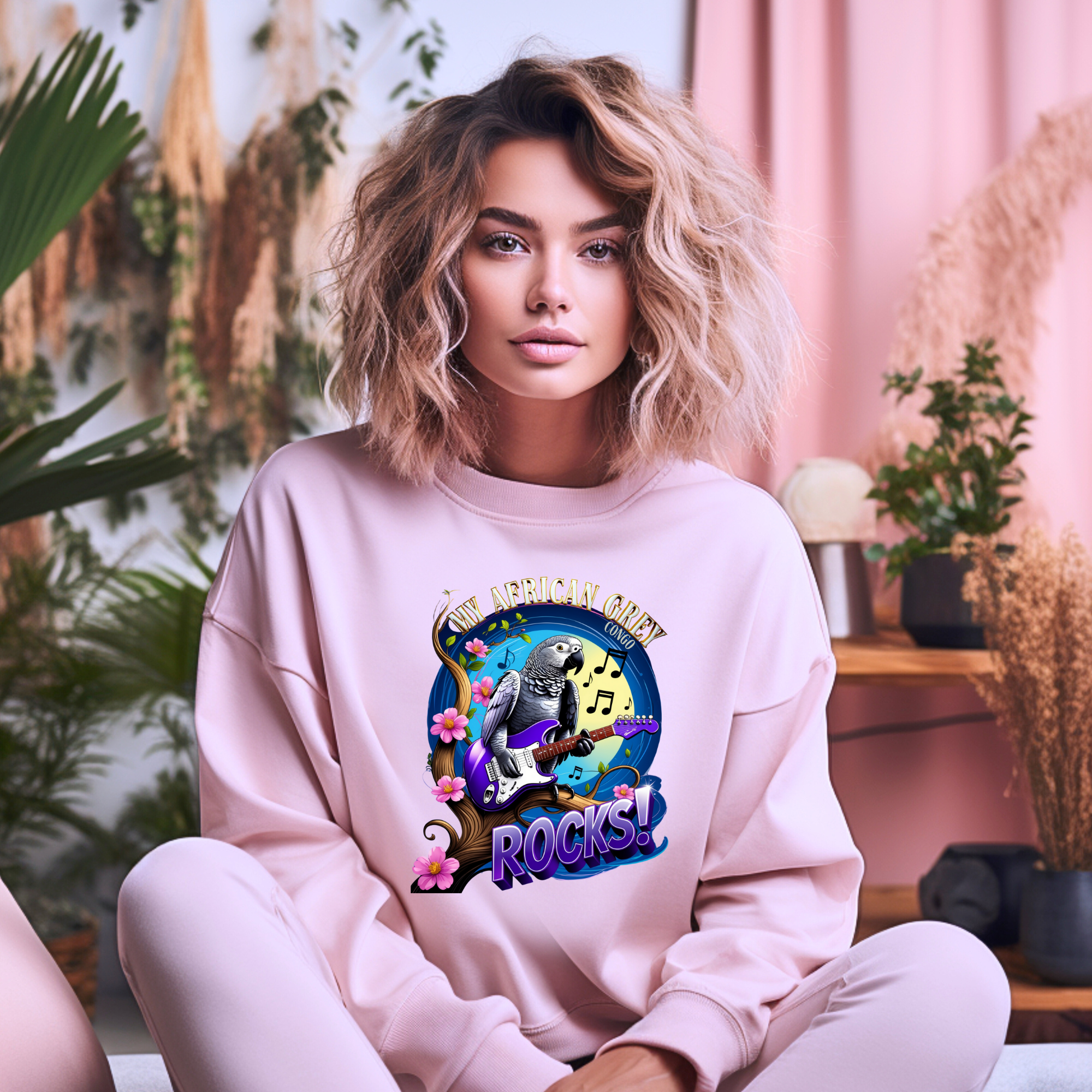 African Grey Congo Sweatshirt