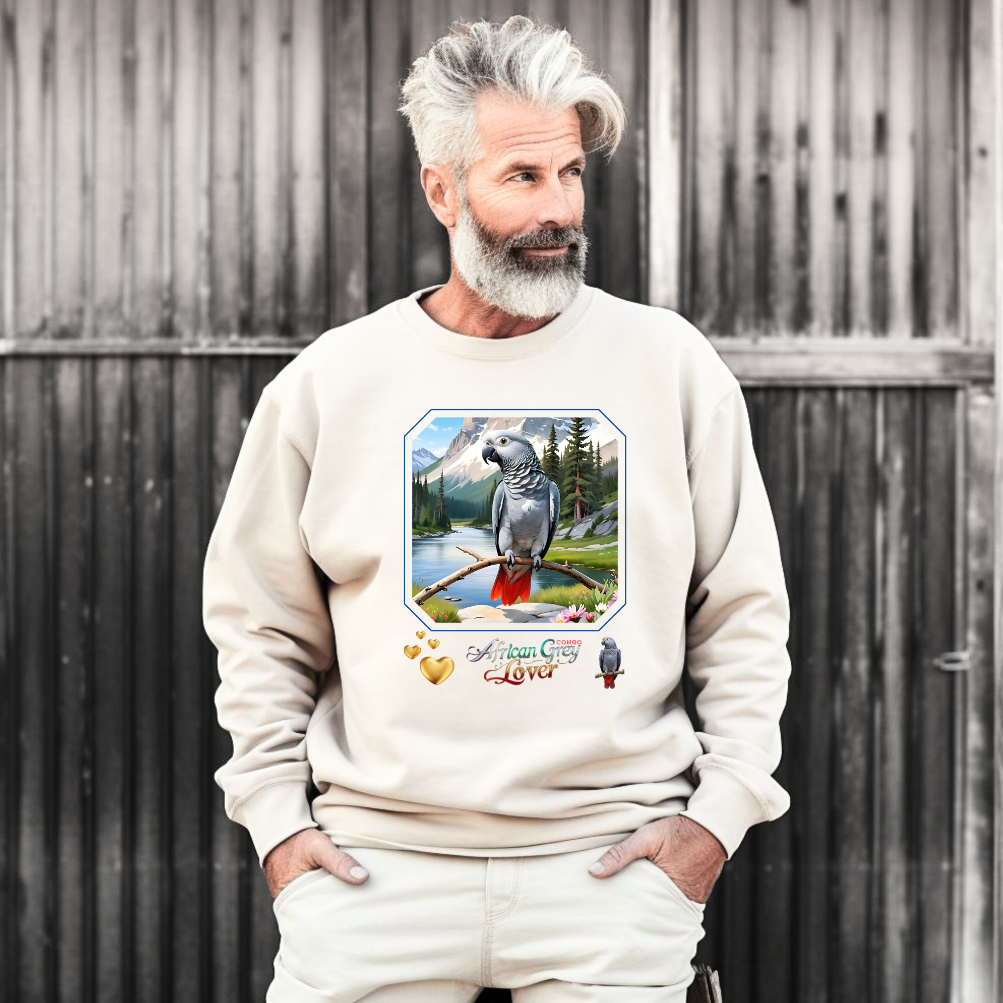 African Grey Congo Lover Sweatshirt