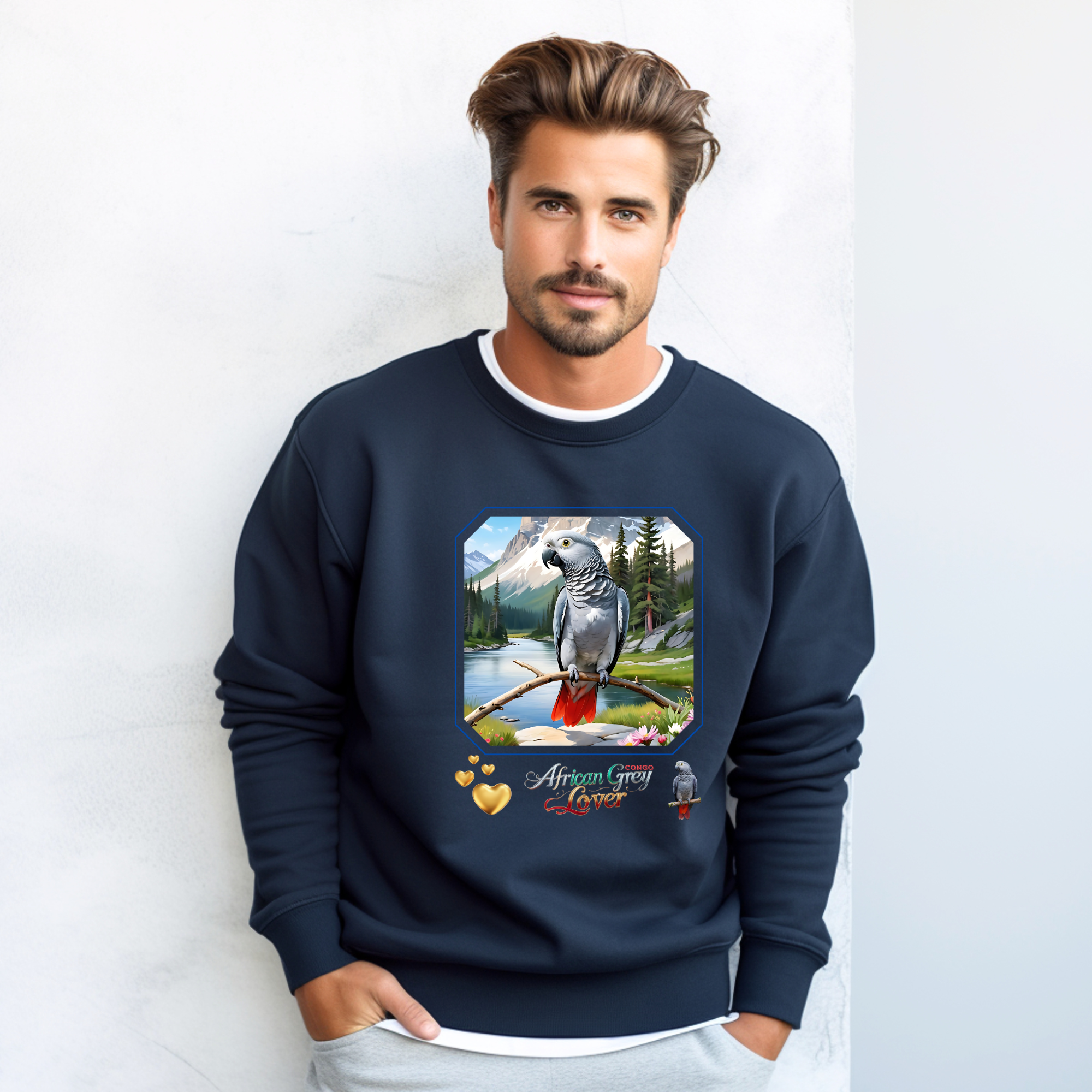 African Grey Congo Lover Sweatshirt