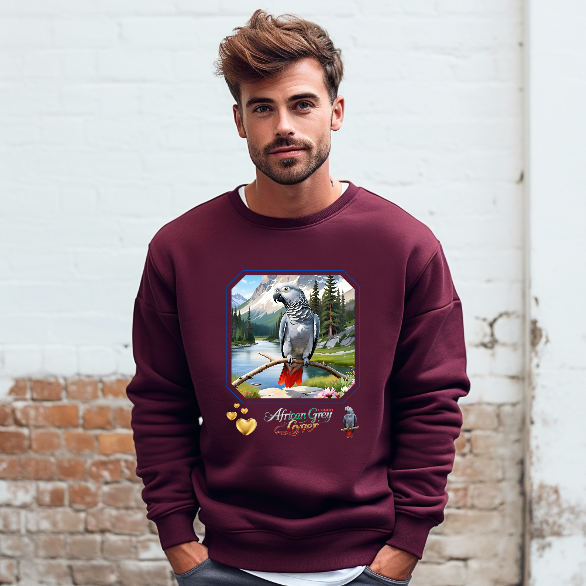 African Grey Congo Lover Sweatshirt