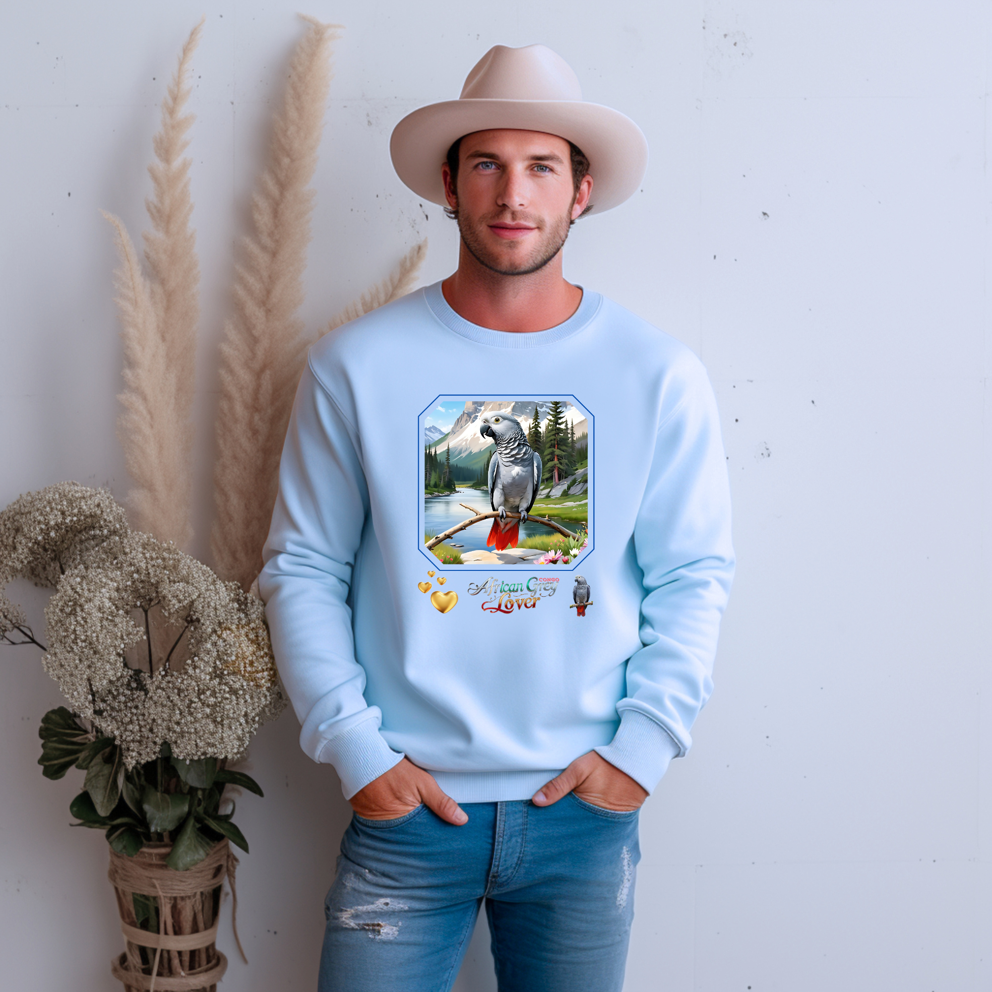 African Grey Congo Lover Sweatshirt