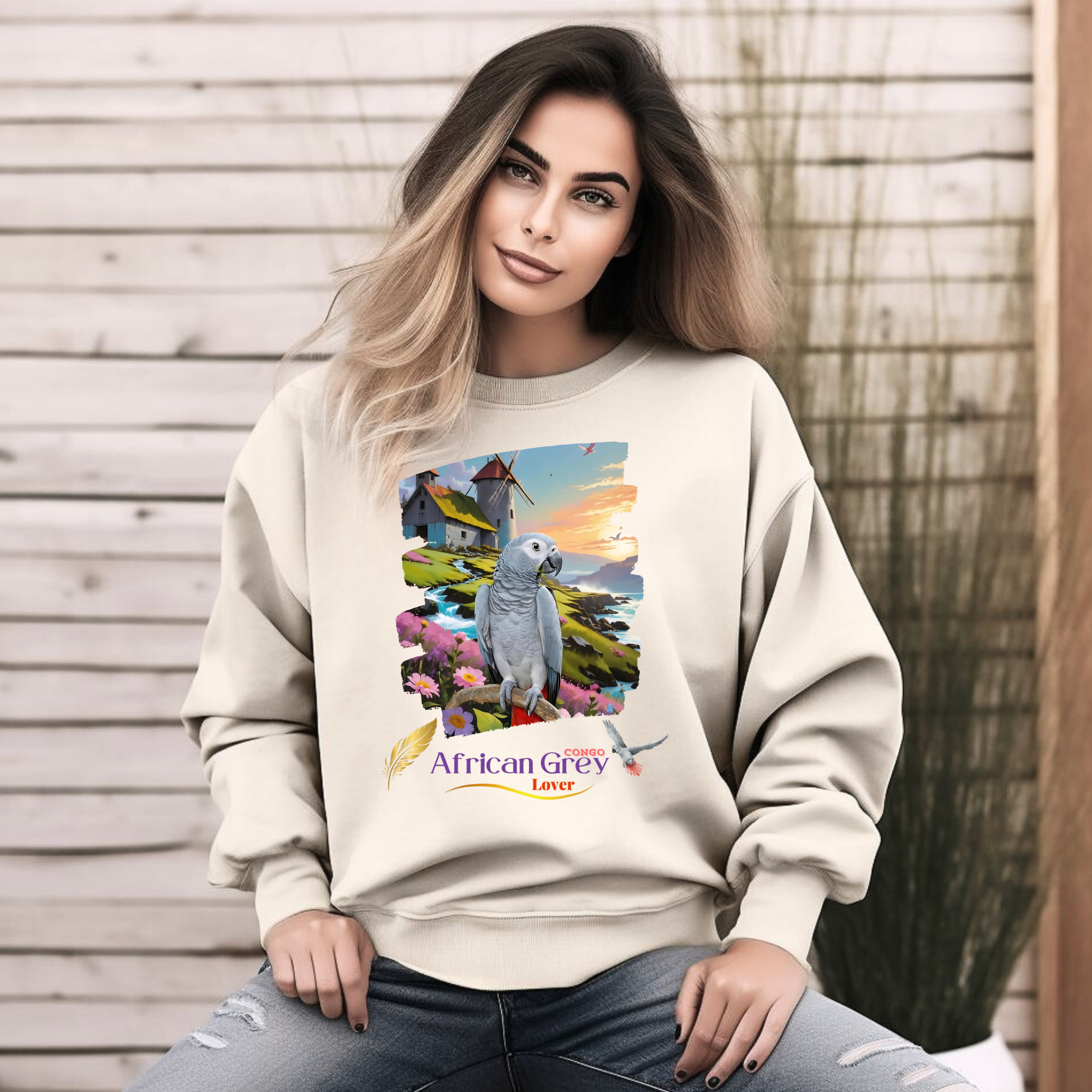 African Grey Congo Lover Sweatshirt
