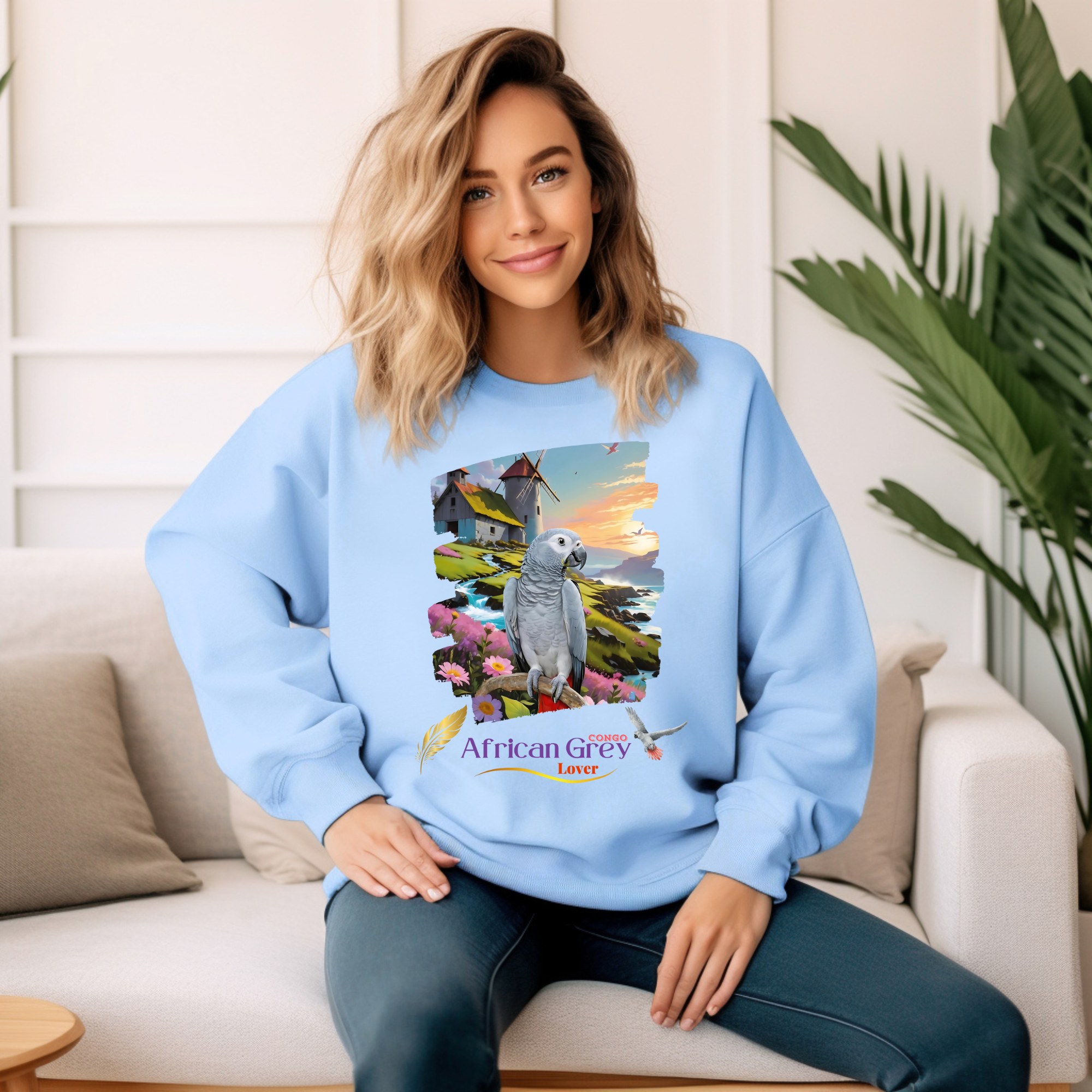 African Grey Congo Lover Sweatshirt