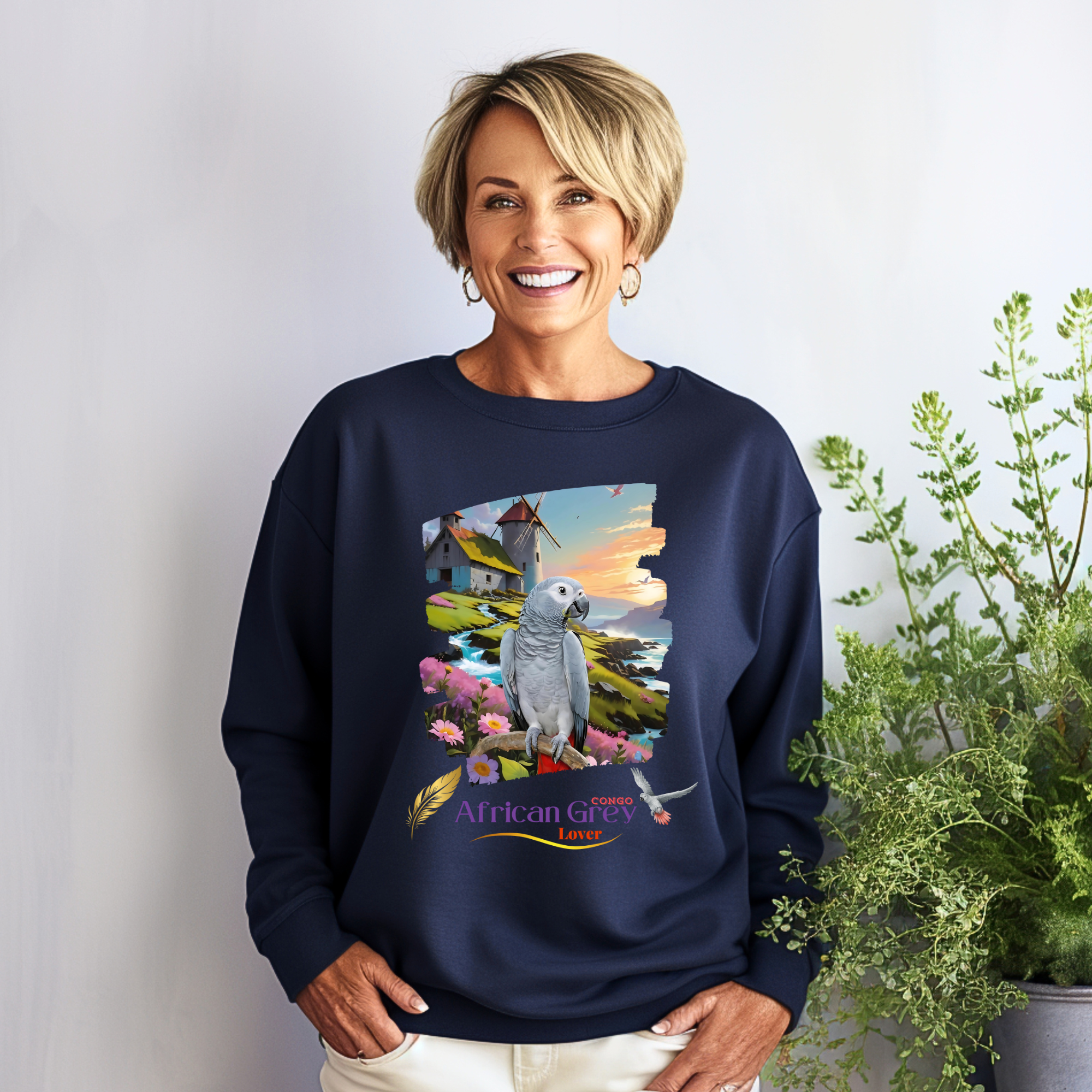 African Grey Congo Lover Sweatshirt
