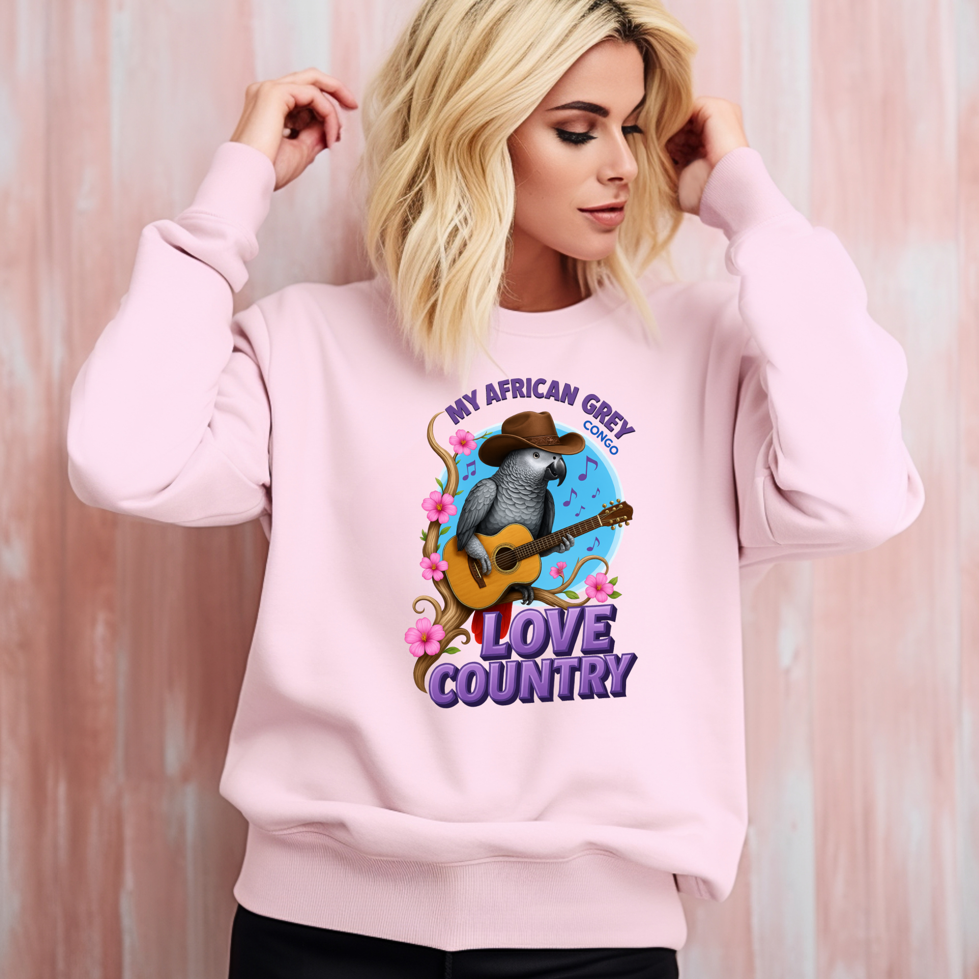 African Grey Congo Sweatshirts