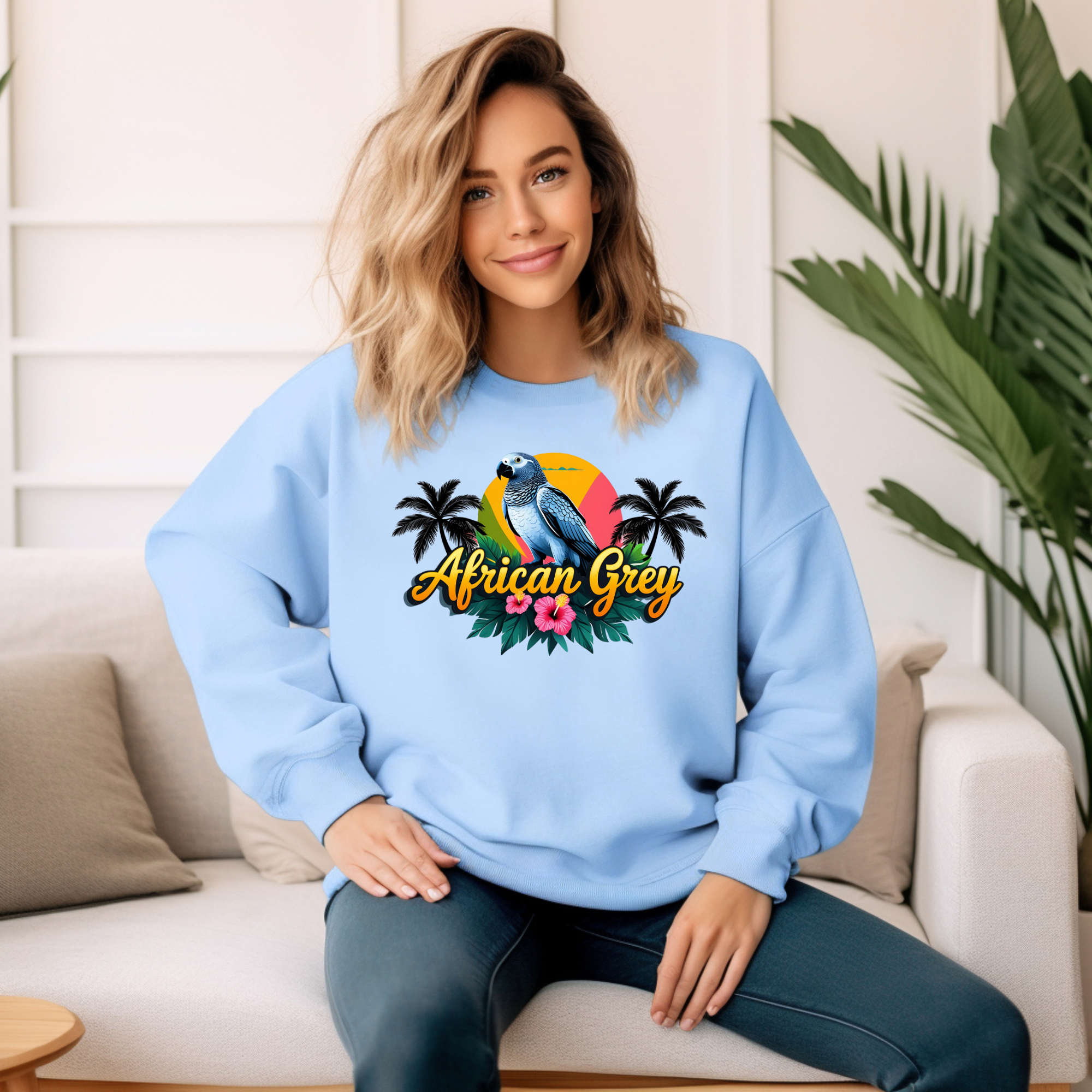 African Grey Congo Sweatshirt