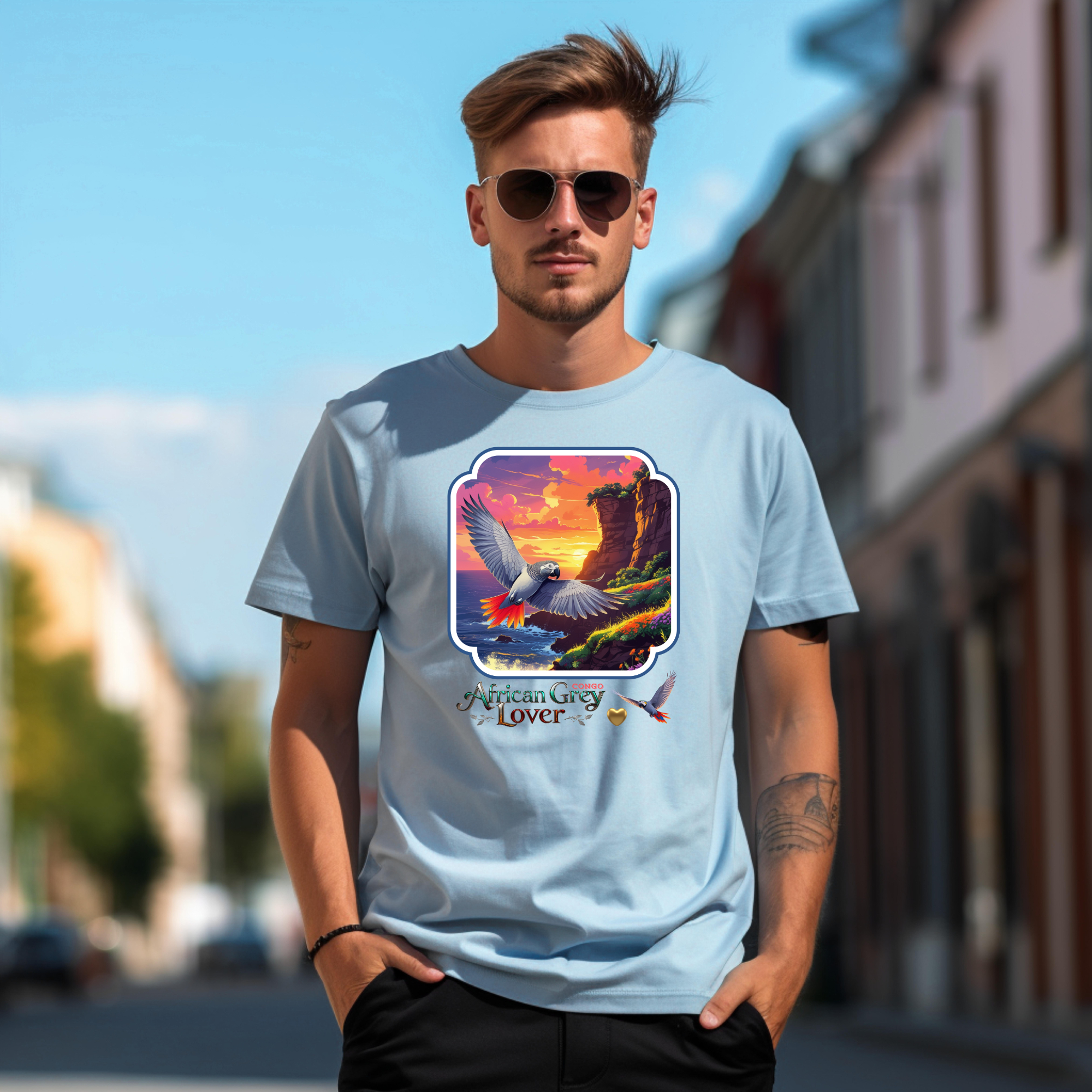 African Grey Congo Lover T-Shirt