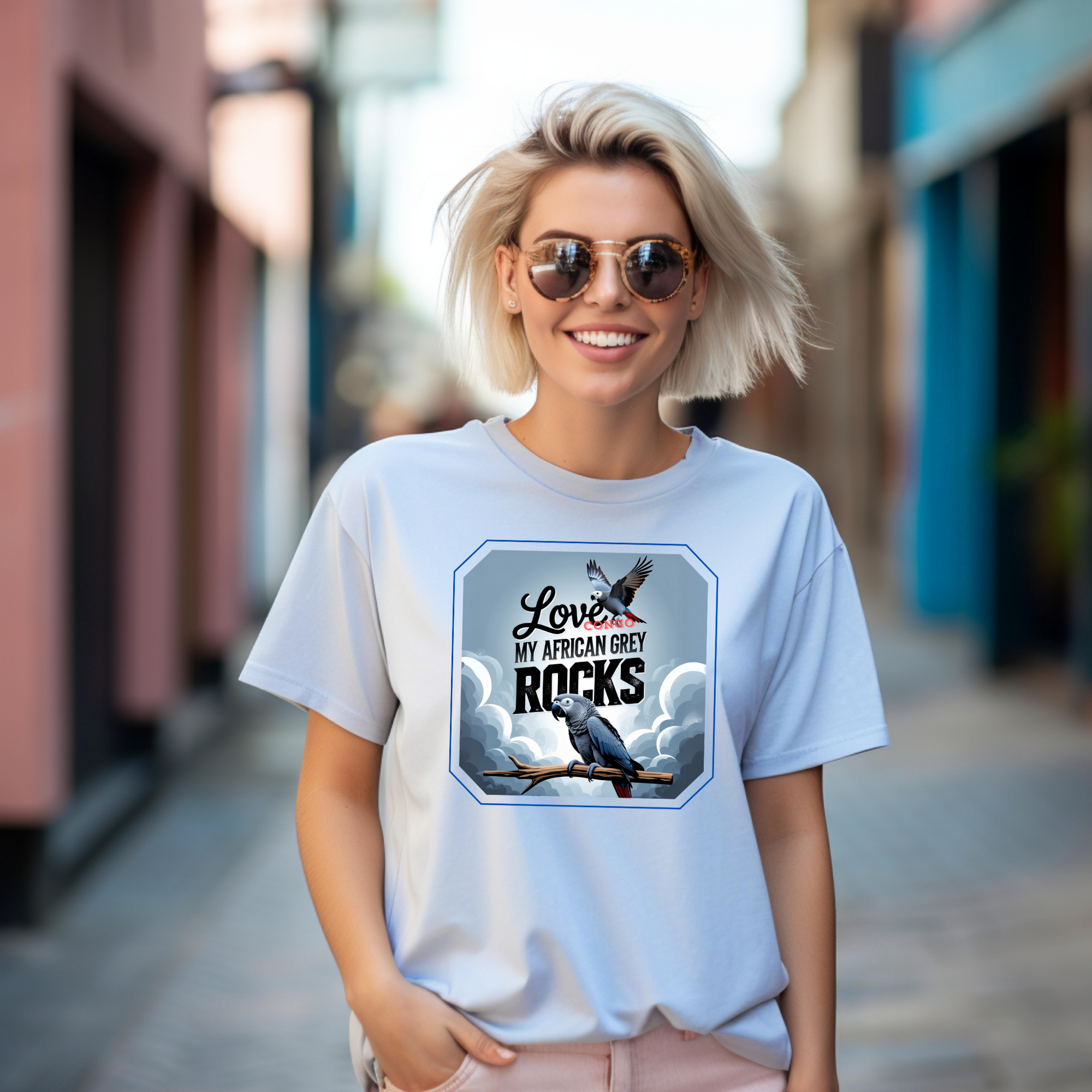 African Grey Congo Lover Tee