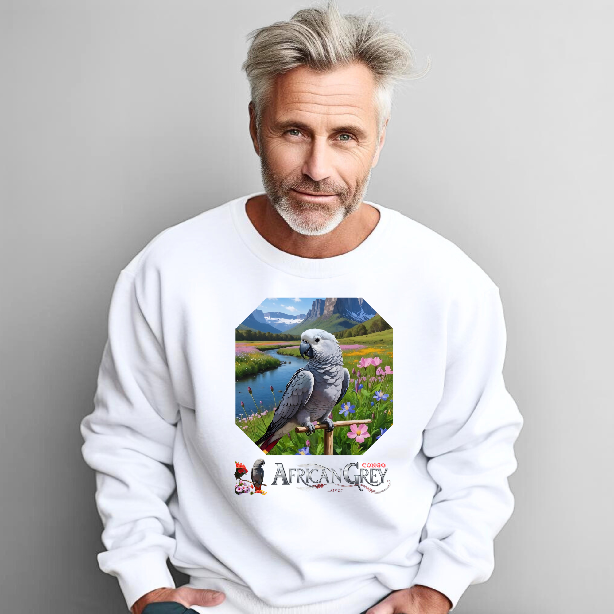 African Grey Congo Lover Sweatshirt