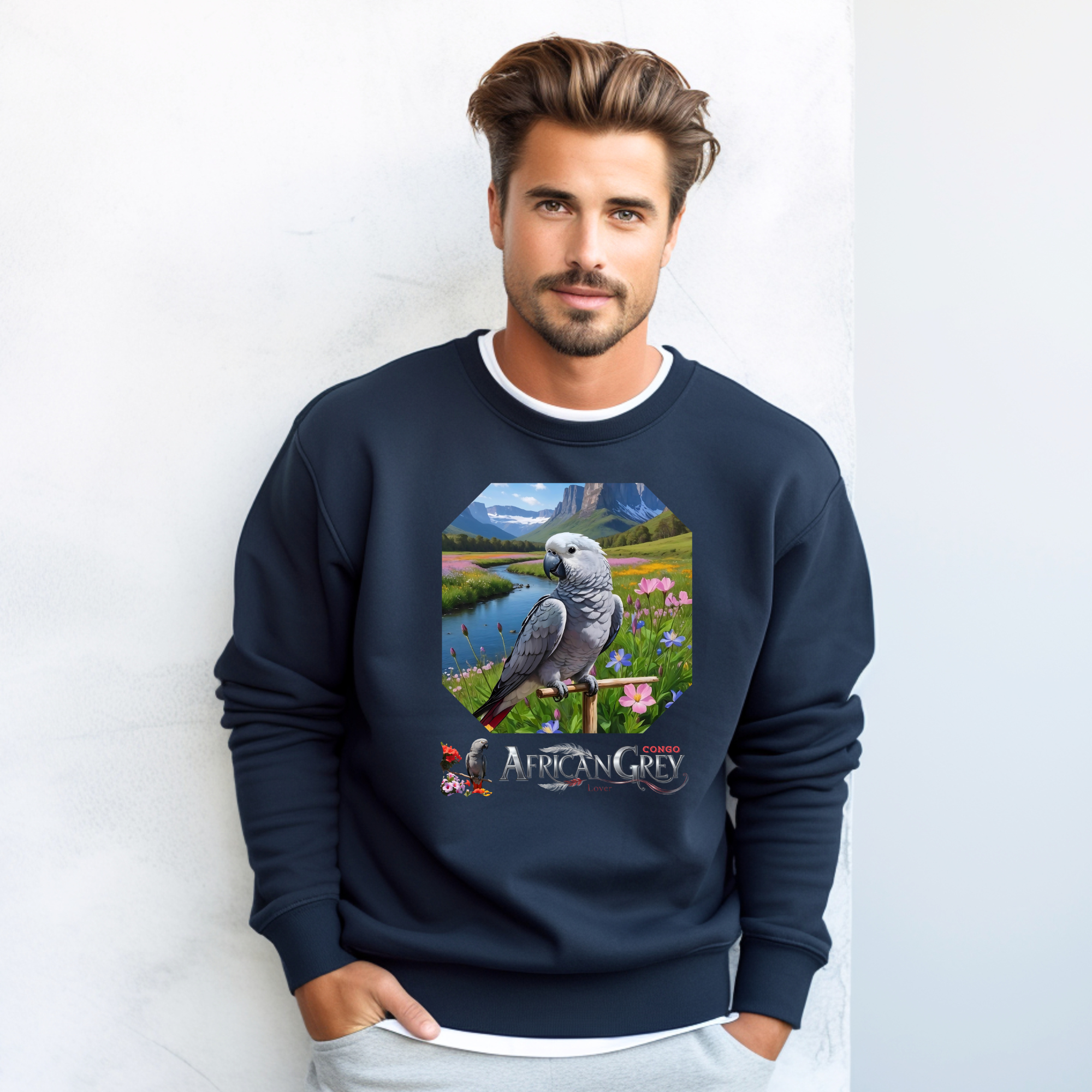 African Grey Congo Lover Sweatshirt