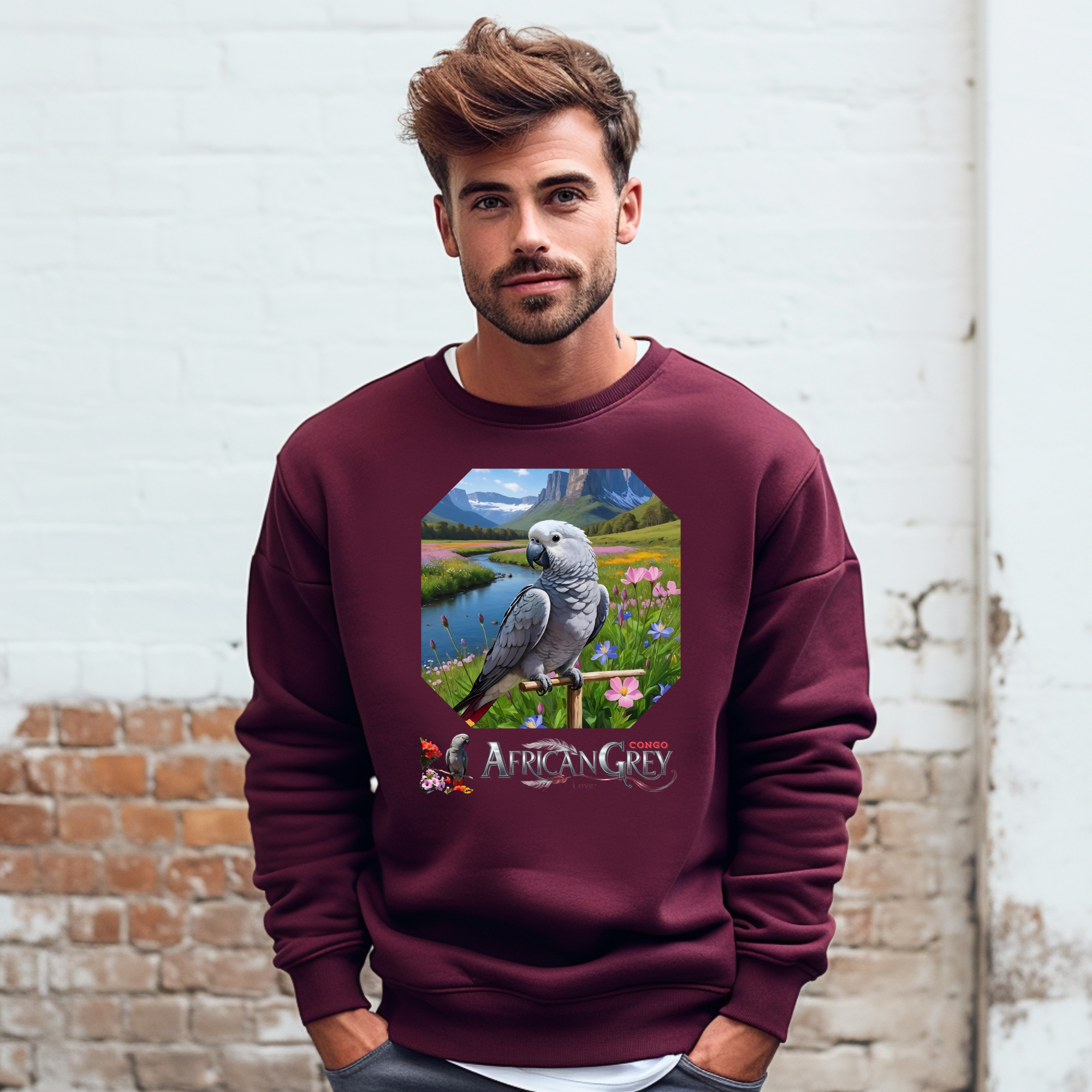 African Grey Congo Lover Sweatshirt