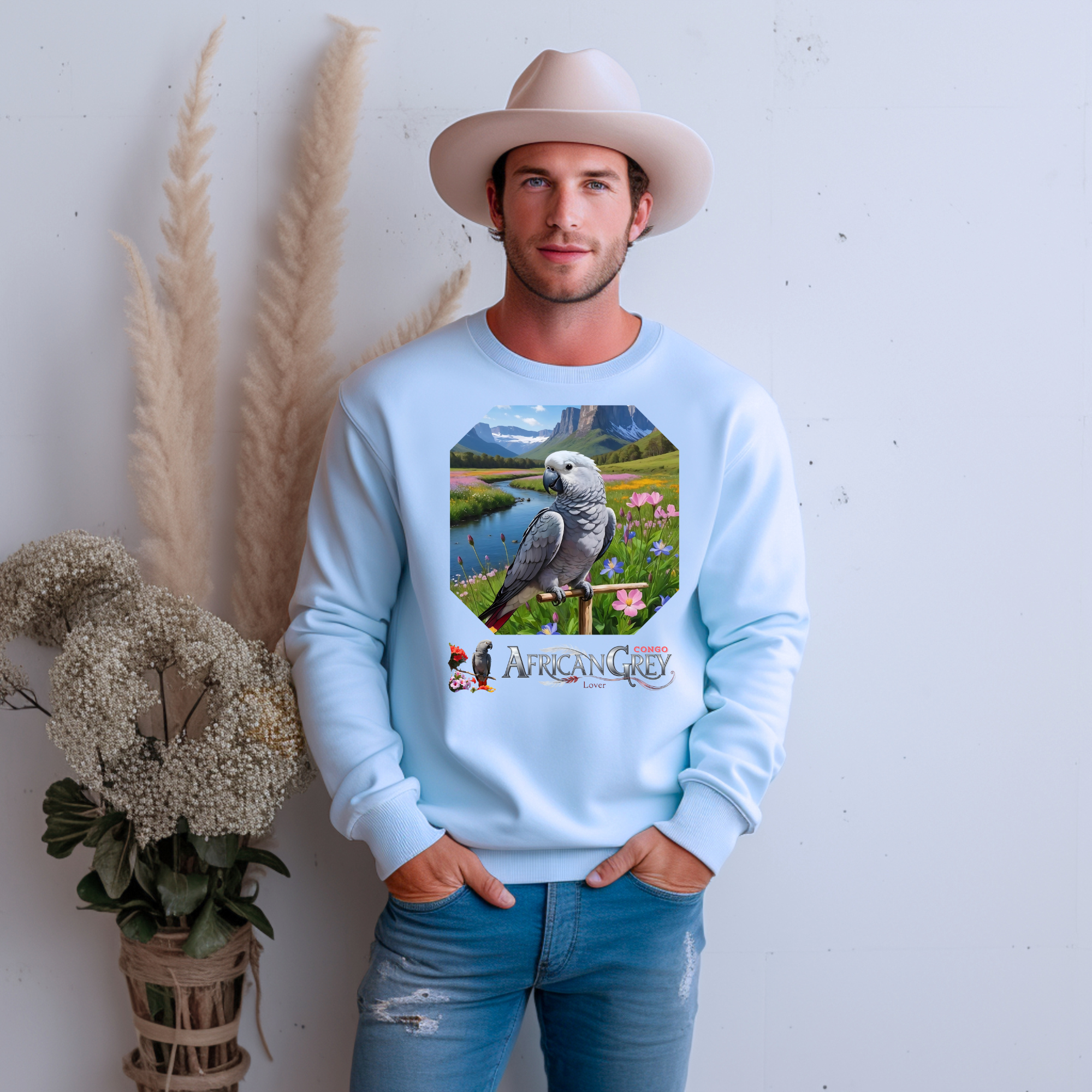 African Grey Congo Lover Sweatshirt