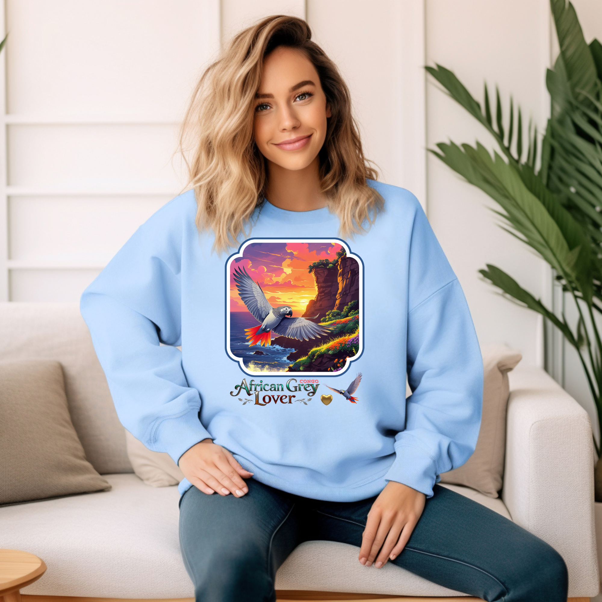 African Grey Congo Lover Sweatshirt