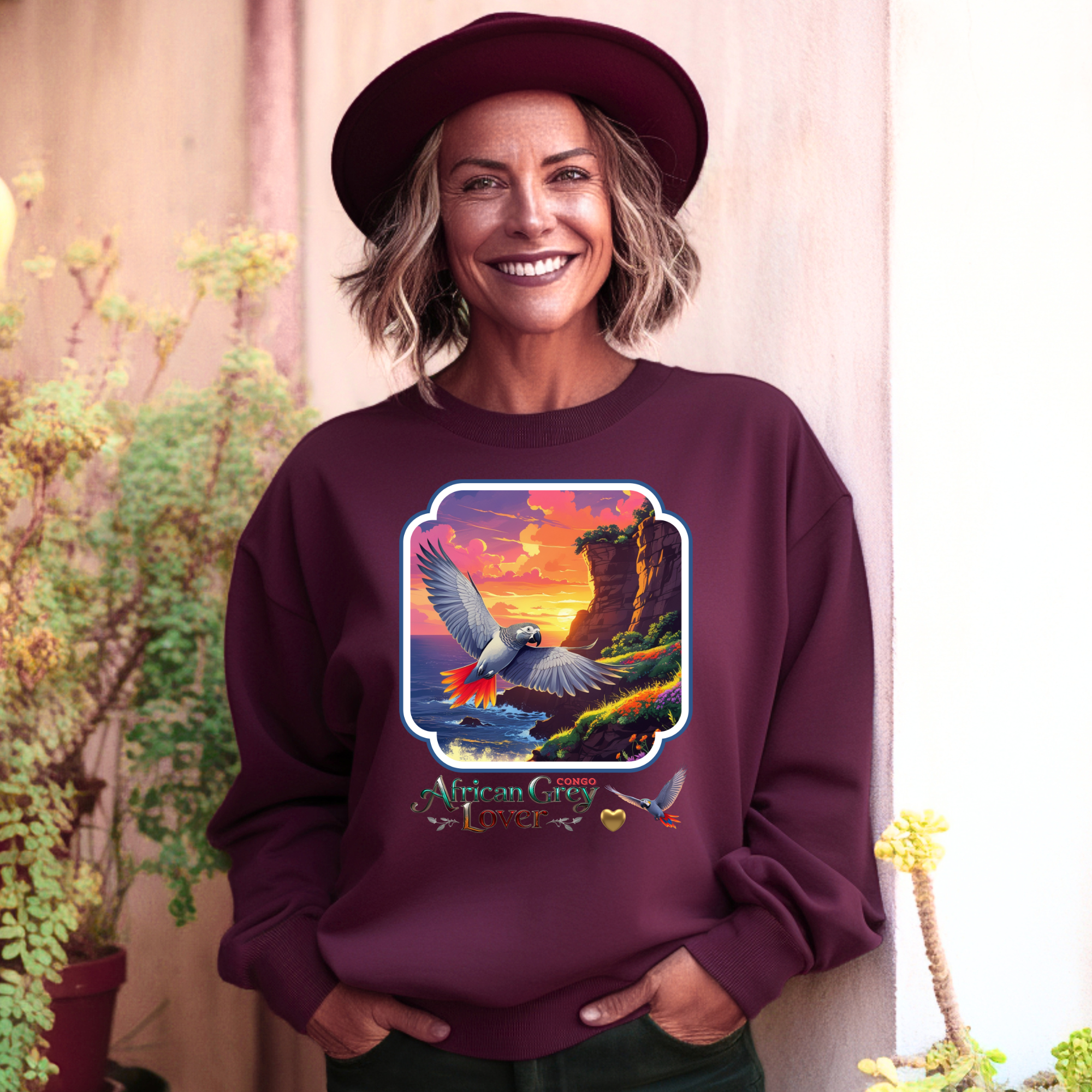 African Grey Congo Lover Sweatshirt