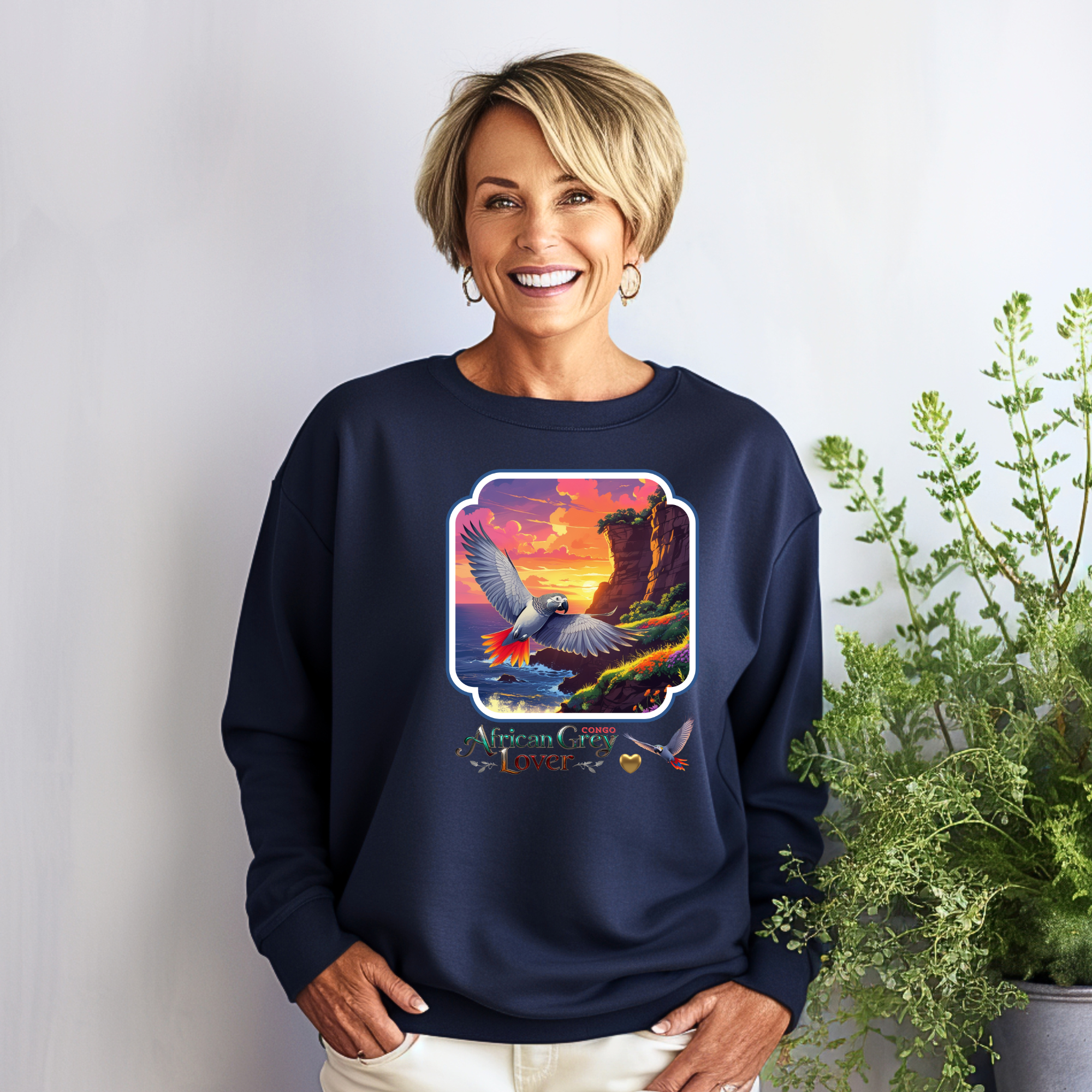 African Grey Congo Lover Sweatshirt