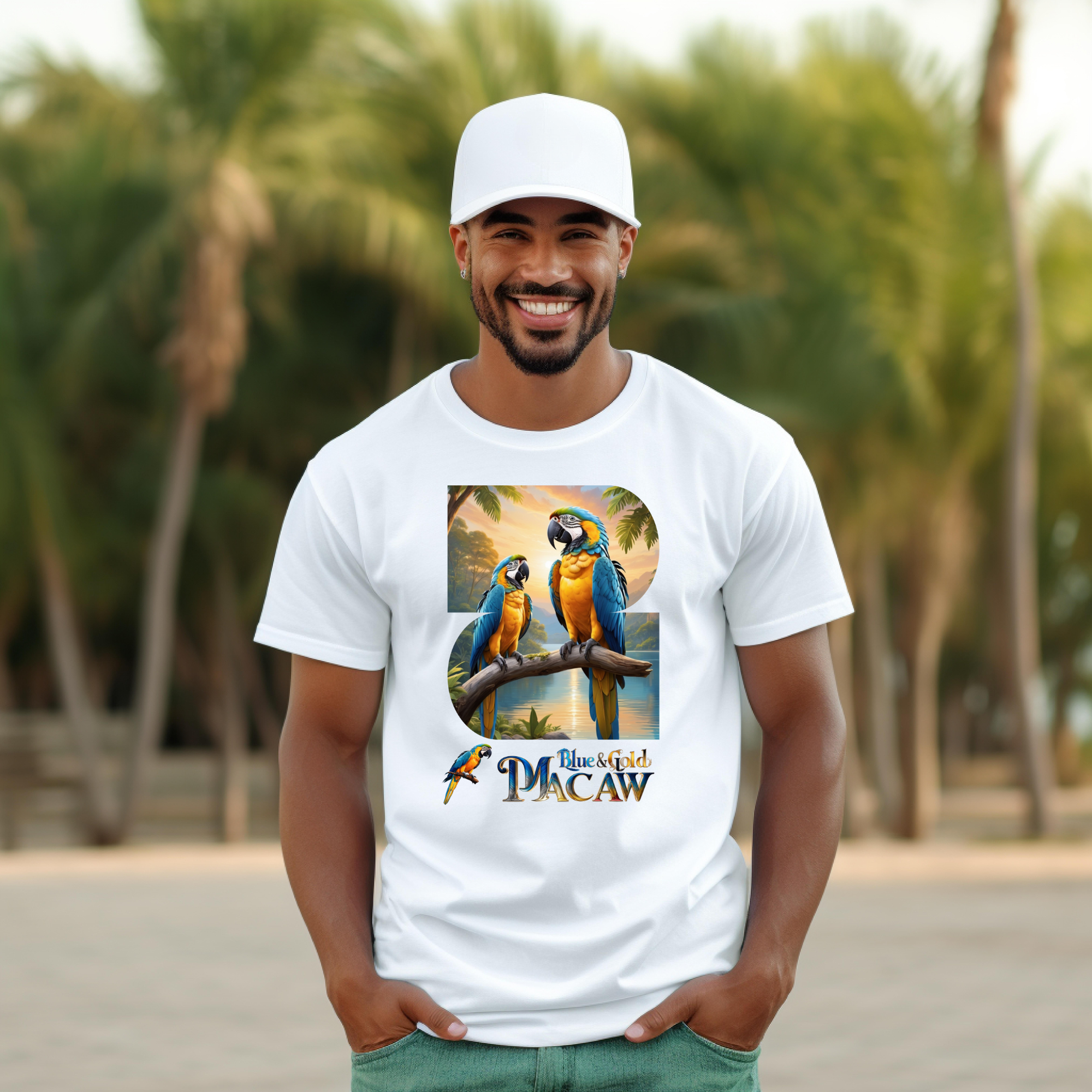 Blue & Gold Macaw Tee