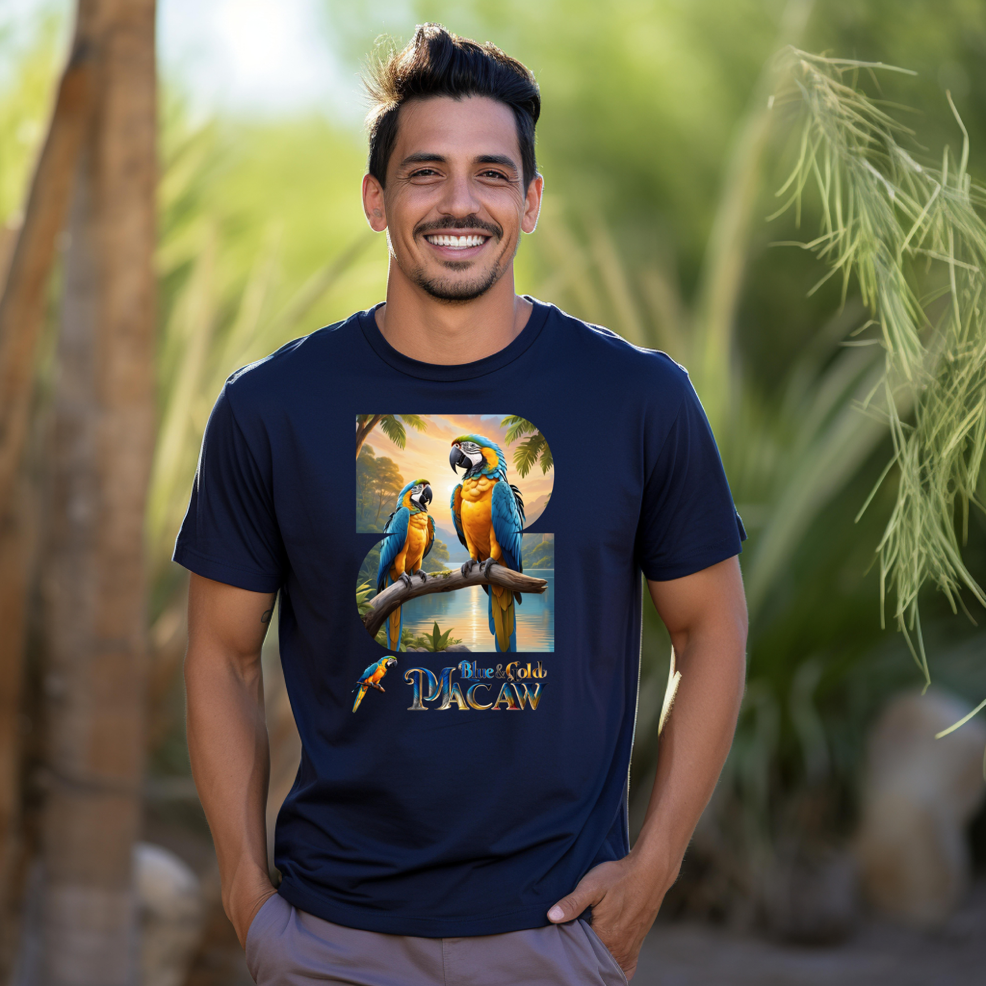 Blue & Gold Macaw Tee
