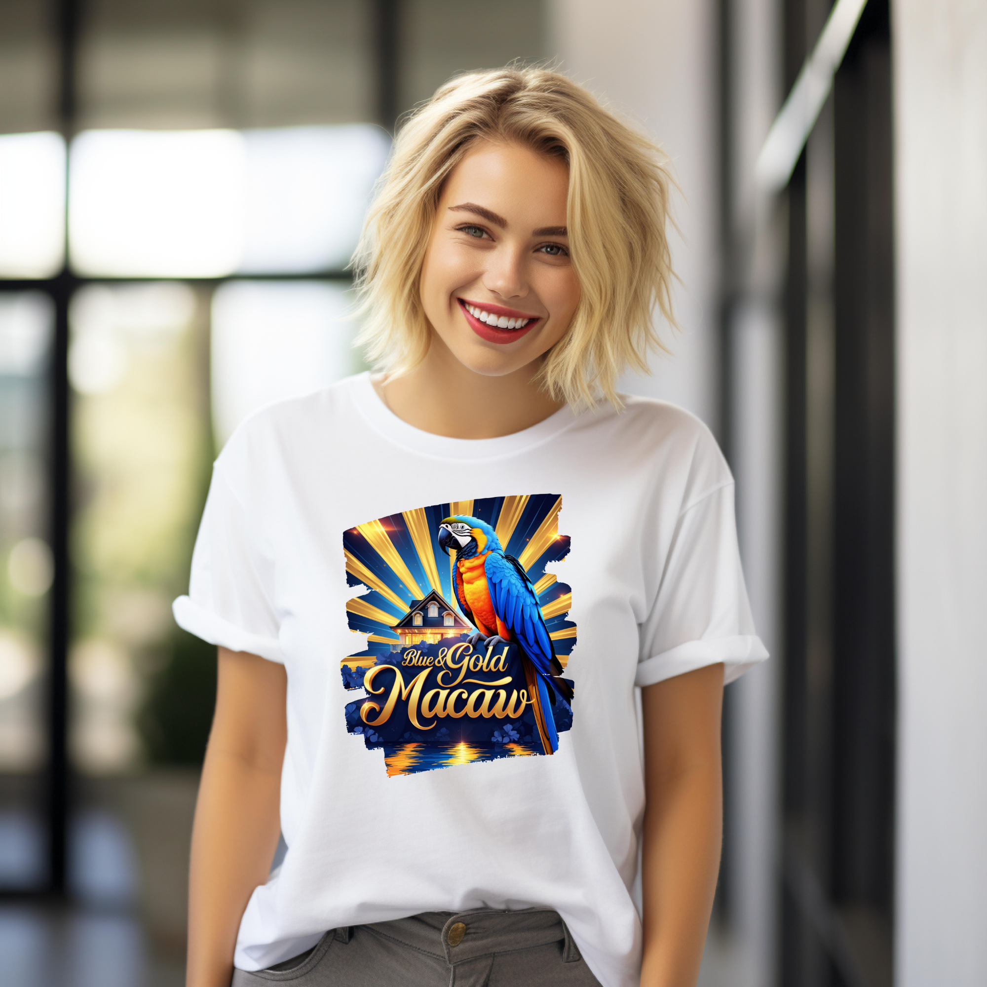 Blue & Gold Macaw Tee