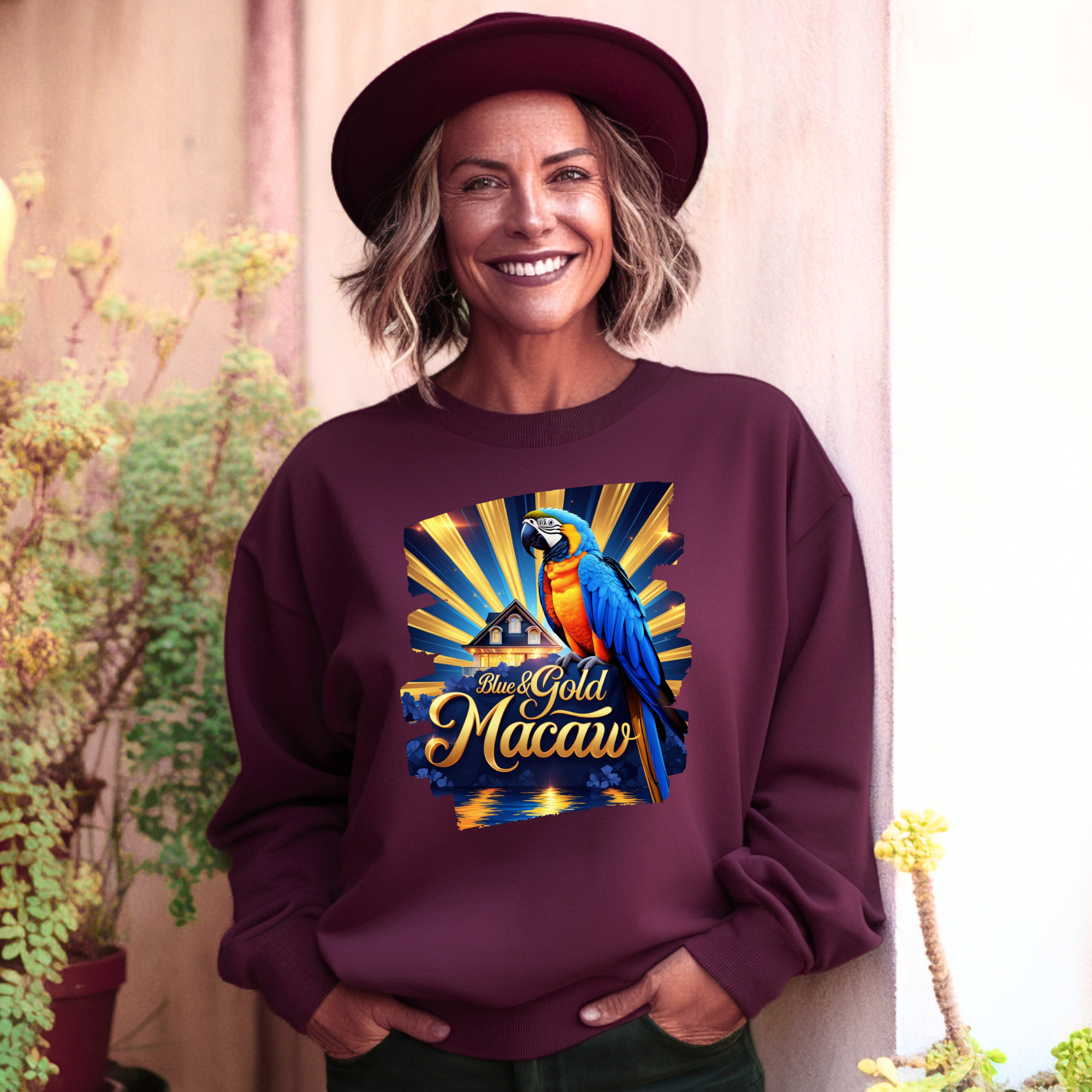 Blue & Gold Macaw Sweatshirts