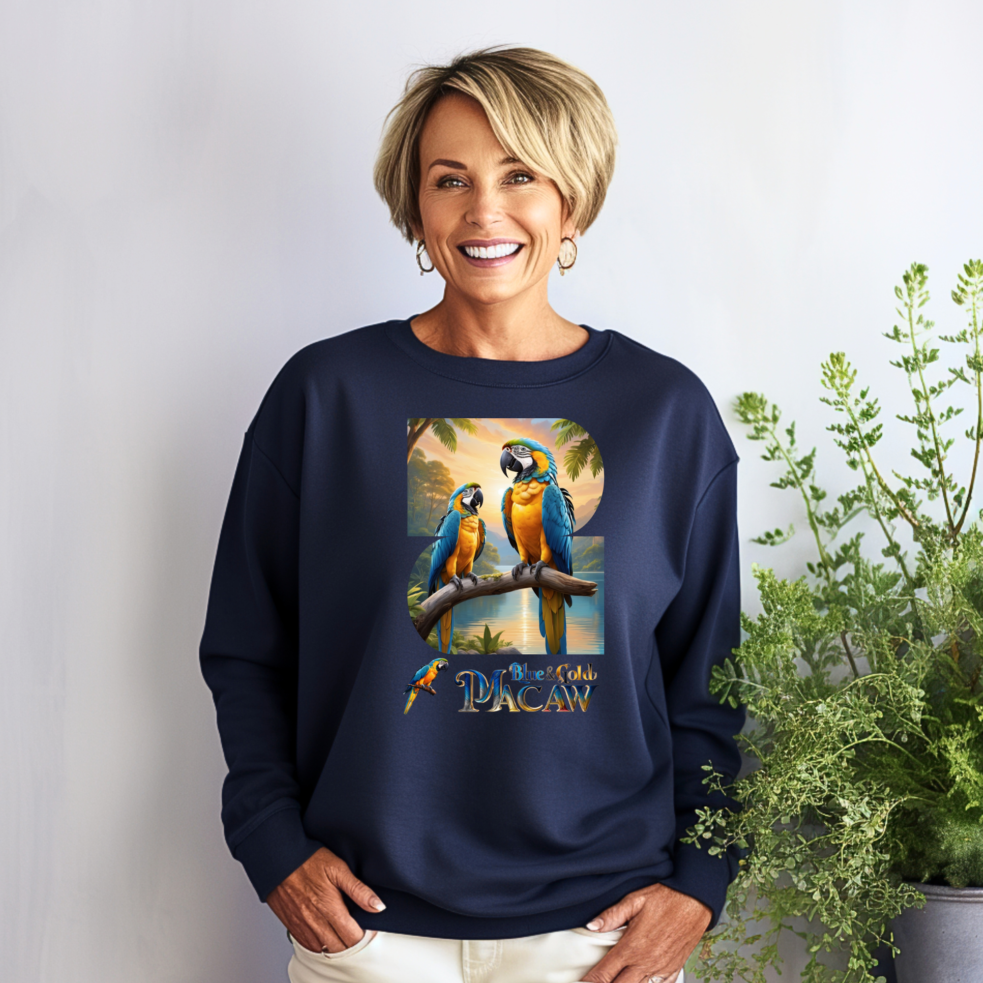 Blue & Gold Macaw Sweatshirts