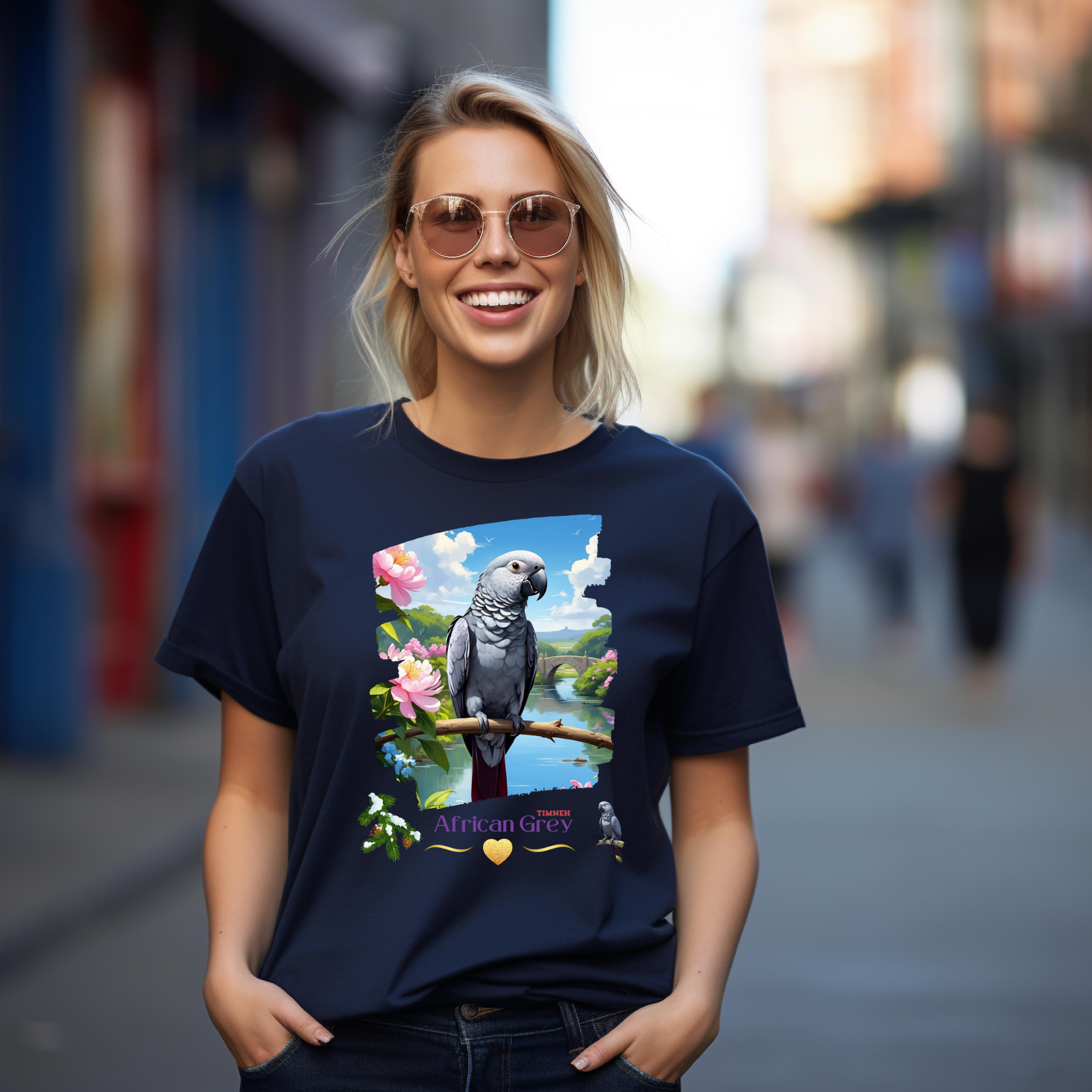 African Grey Timneh T-Shirt
