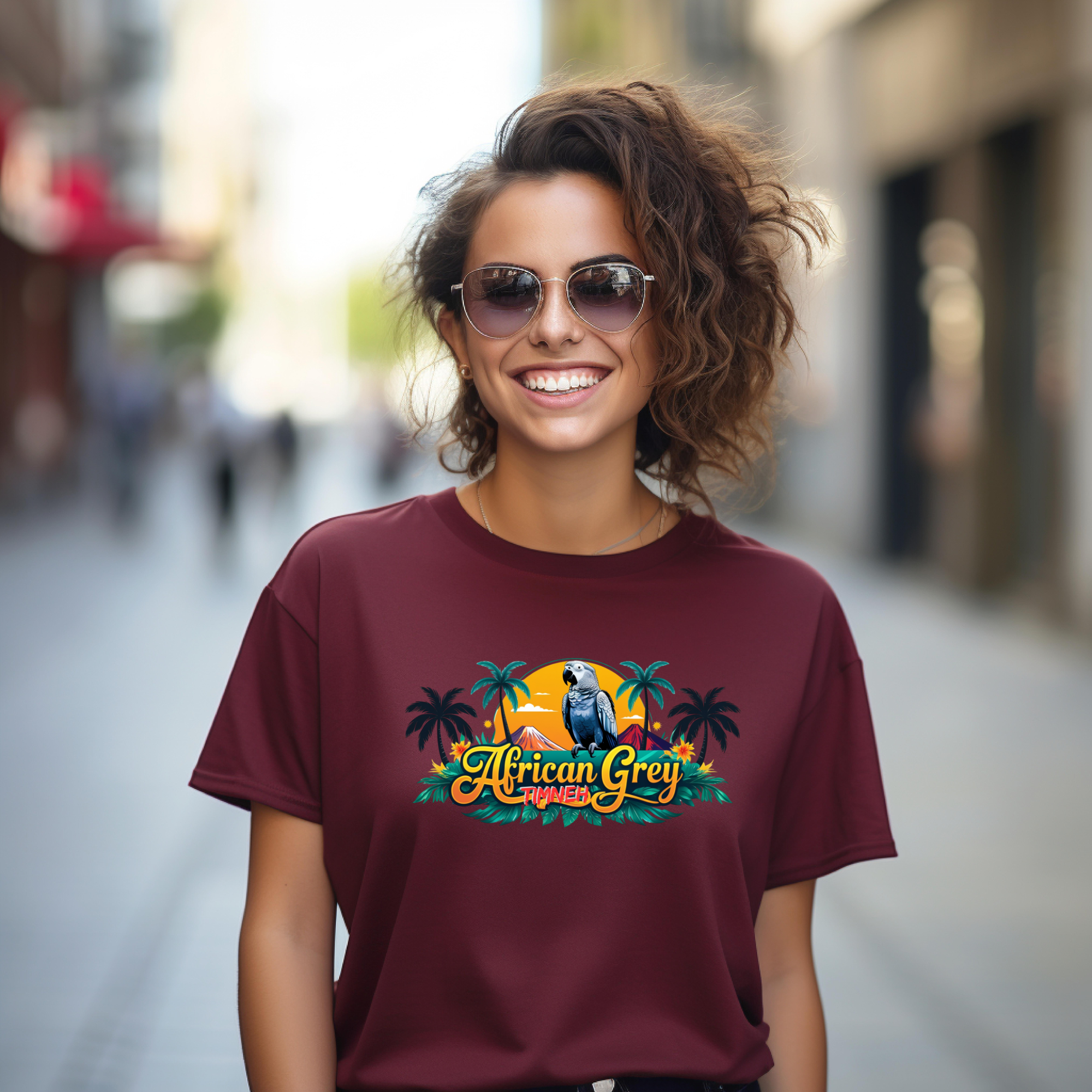 African Grey Timneh T-Shirt