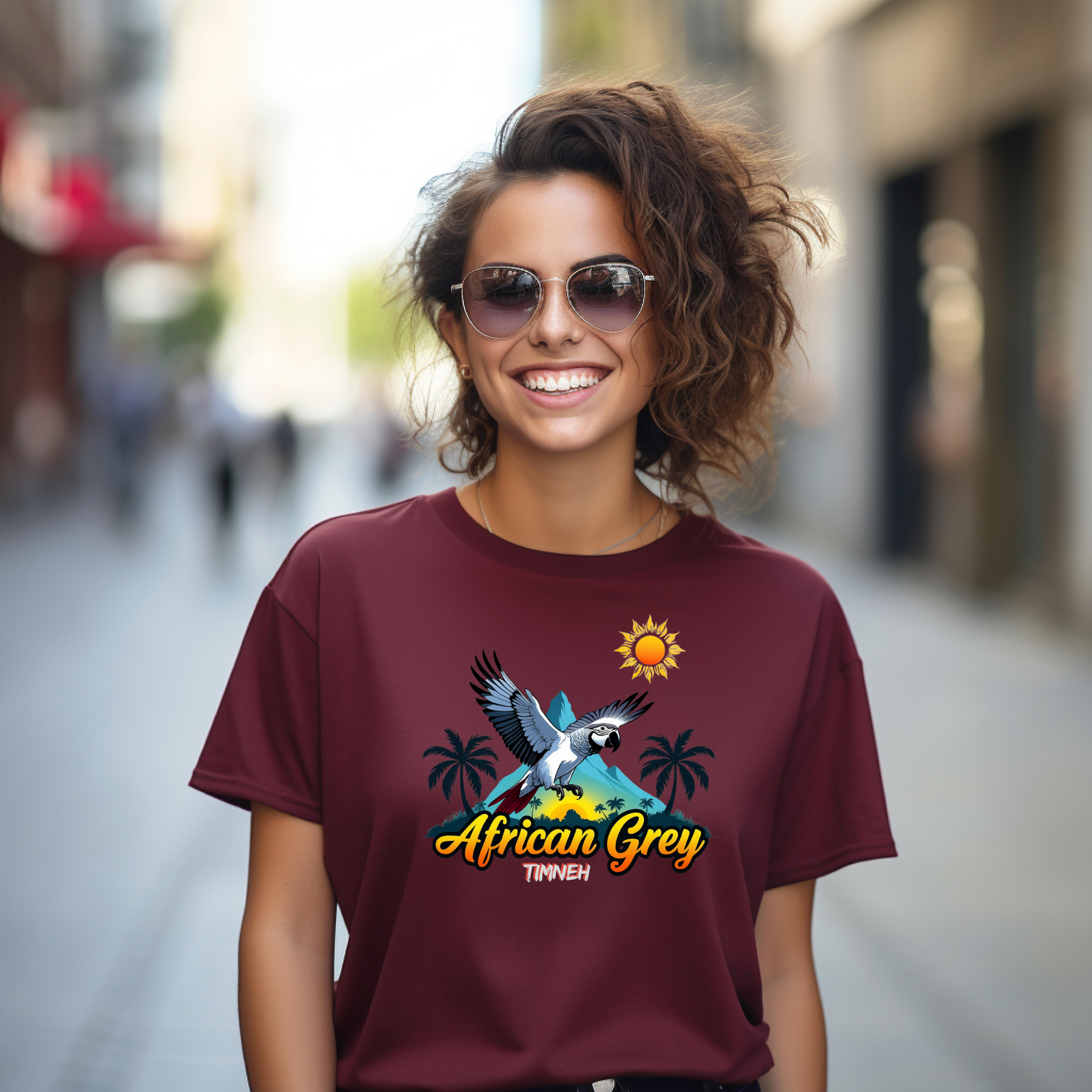 African Grey Timneh T-Shirt