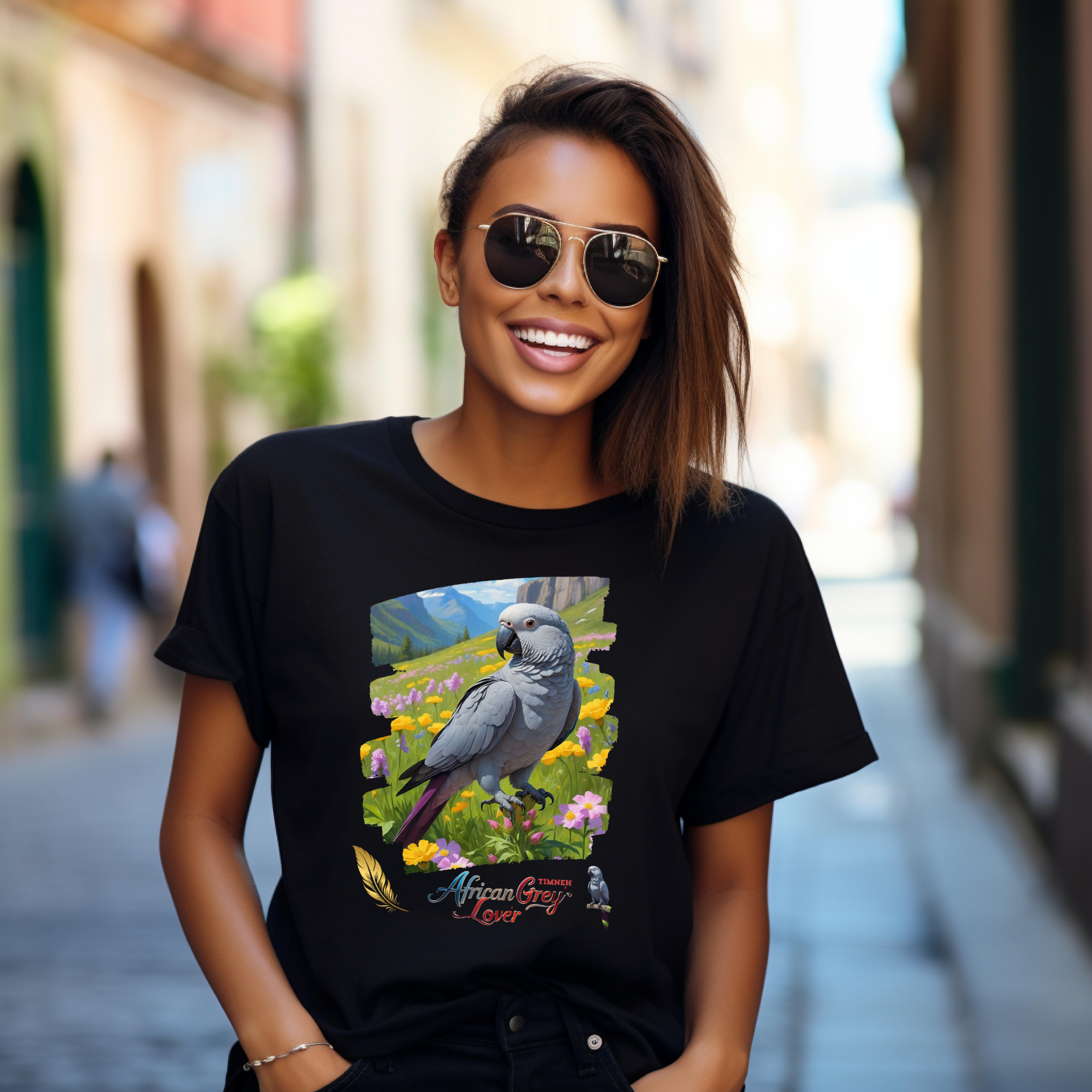 African Grey Timneh T-Shirt
