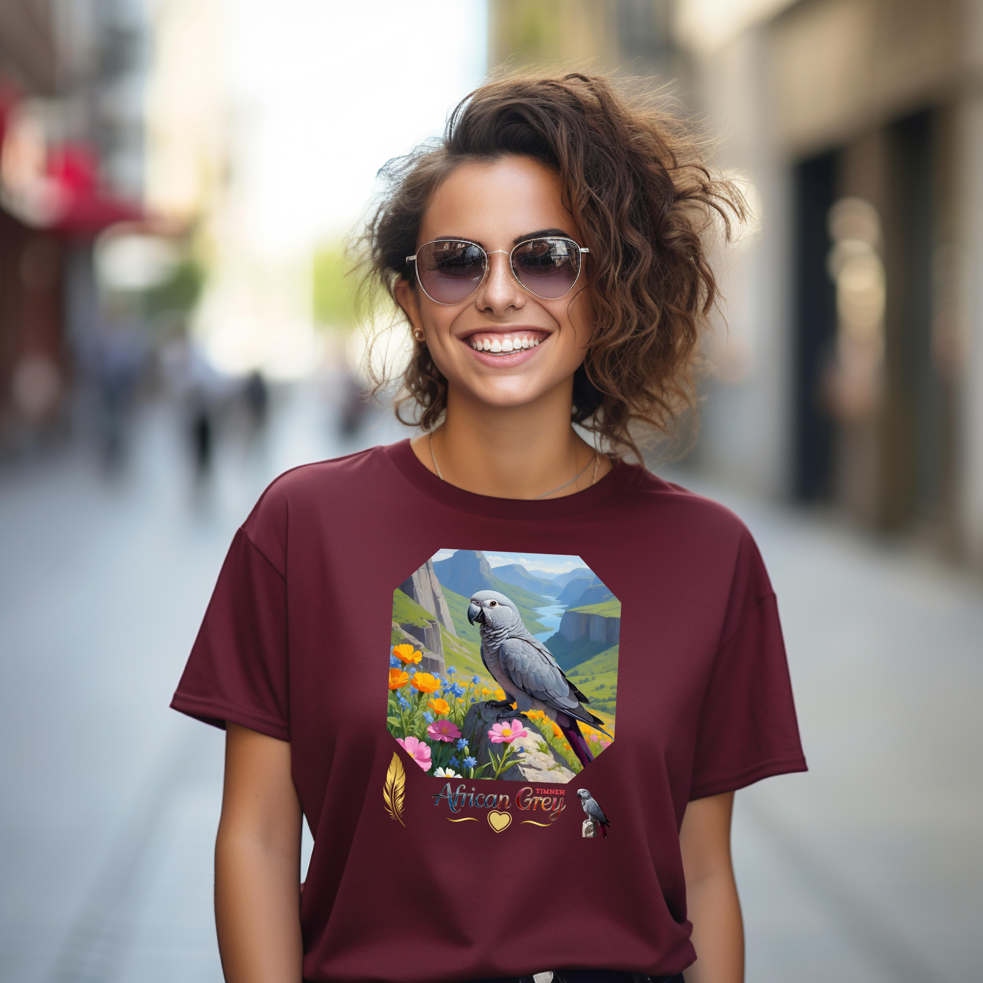 African Grey Timneh T-Shirt