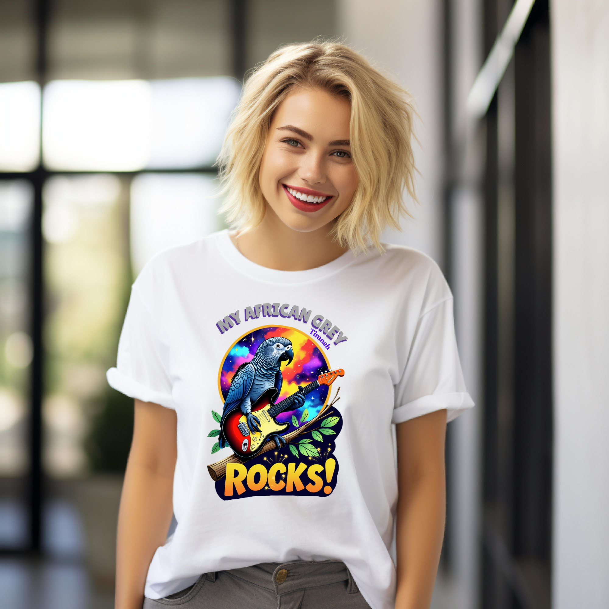 African Grey Timneh T-Shirt