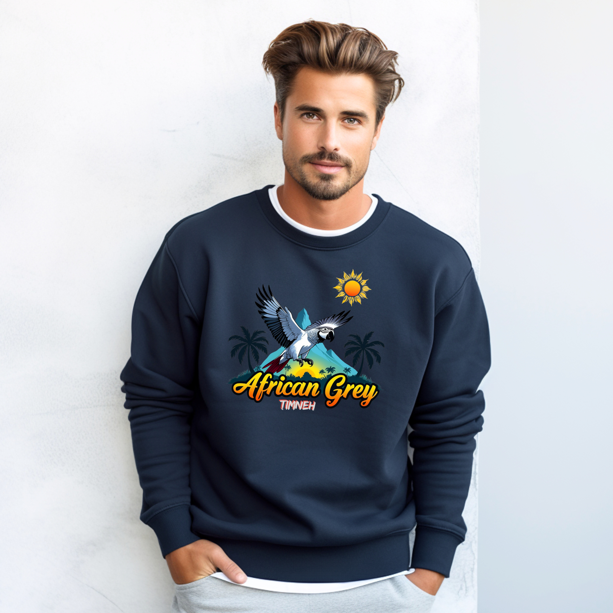 African Grey Timneh Sweatshirt