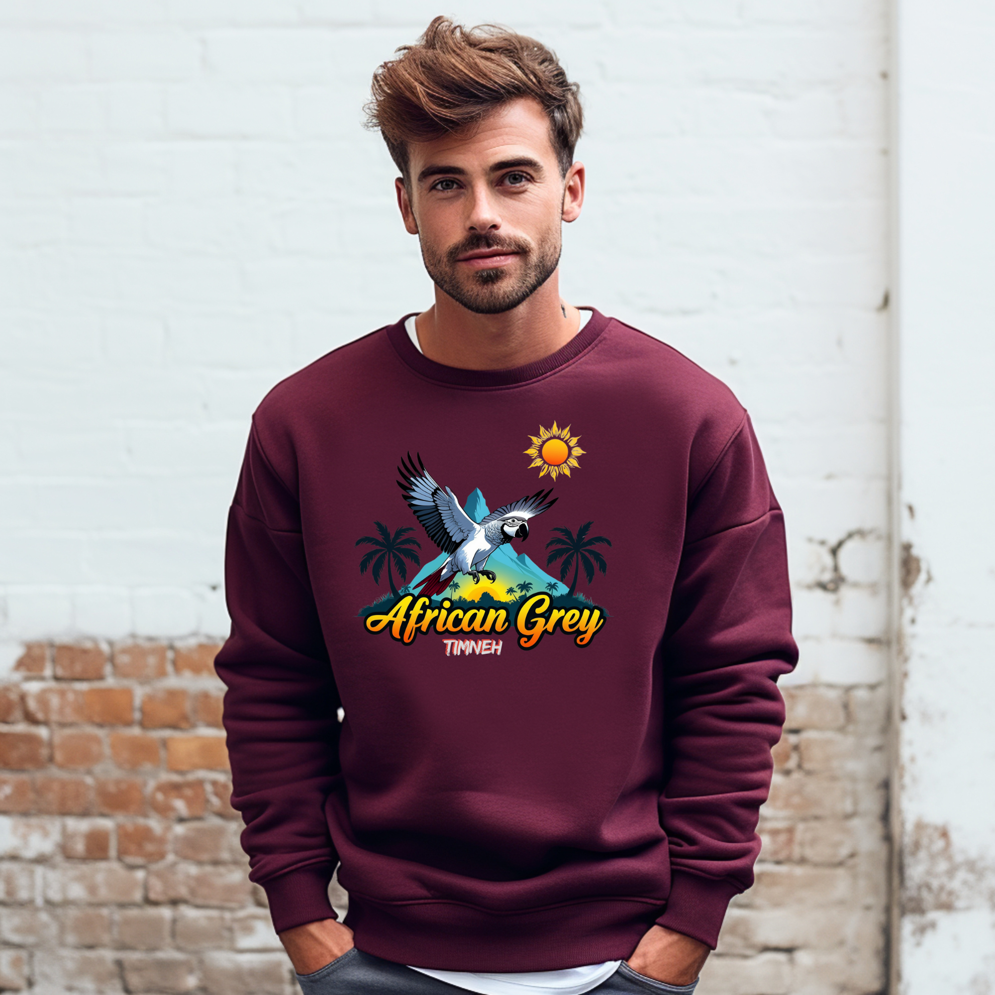 African Grey Timneh Sweatshirt
