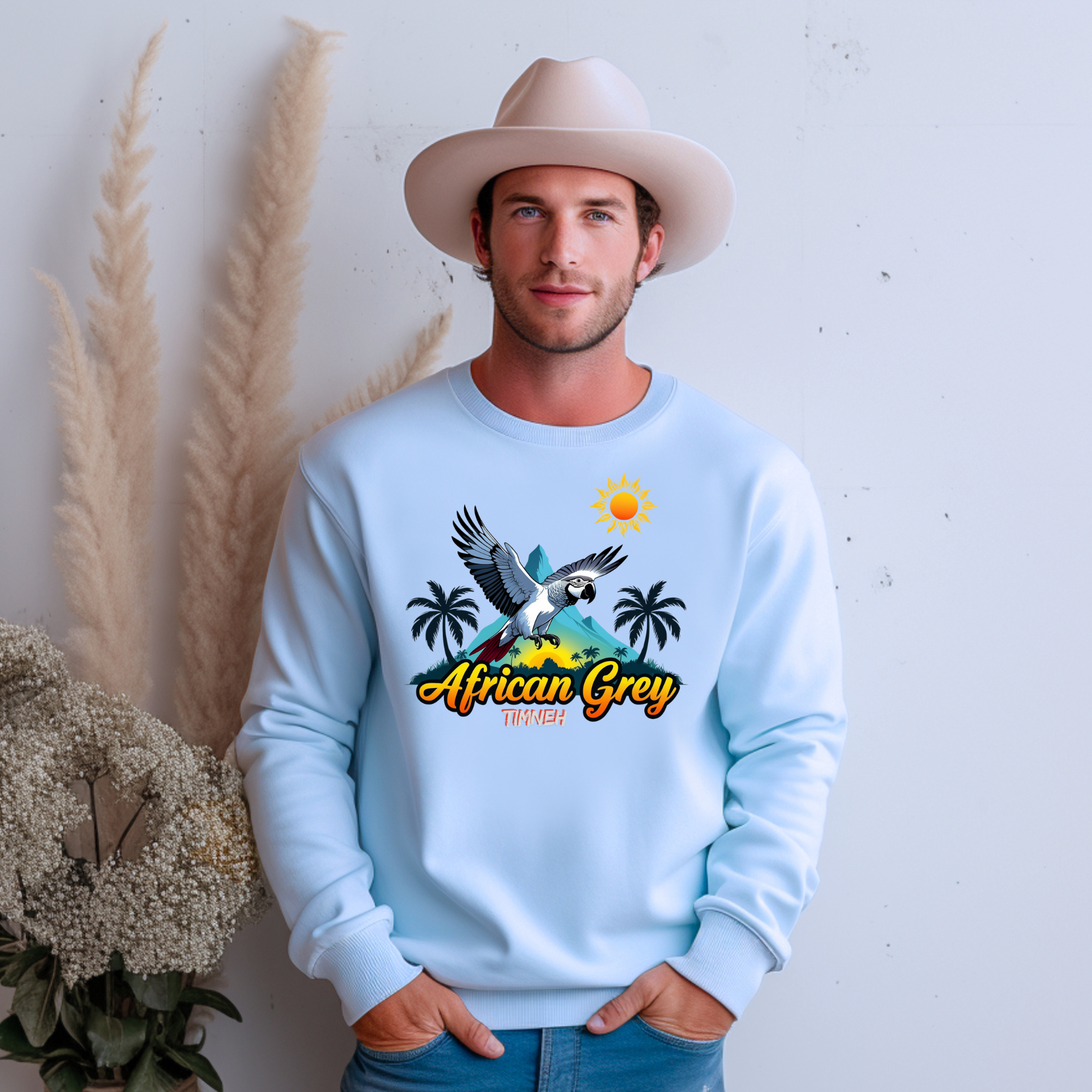 African Grey Timneh Sweatshirt