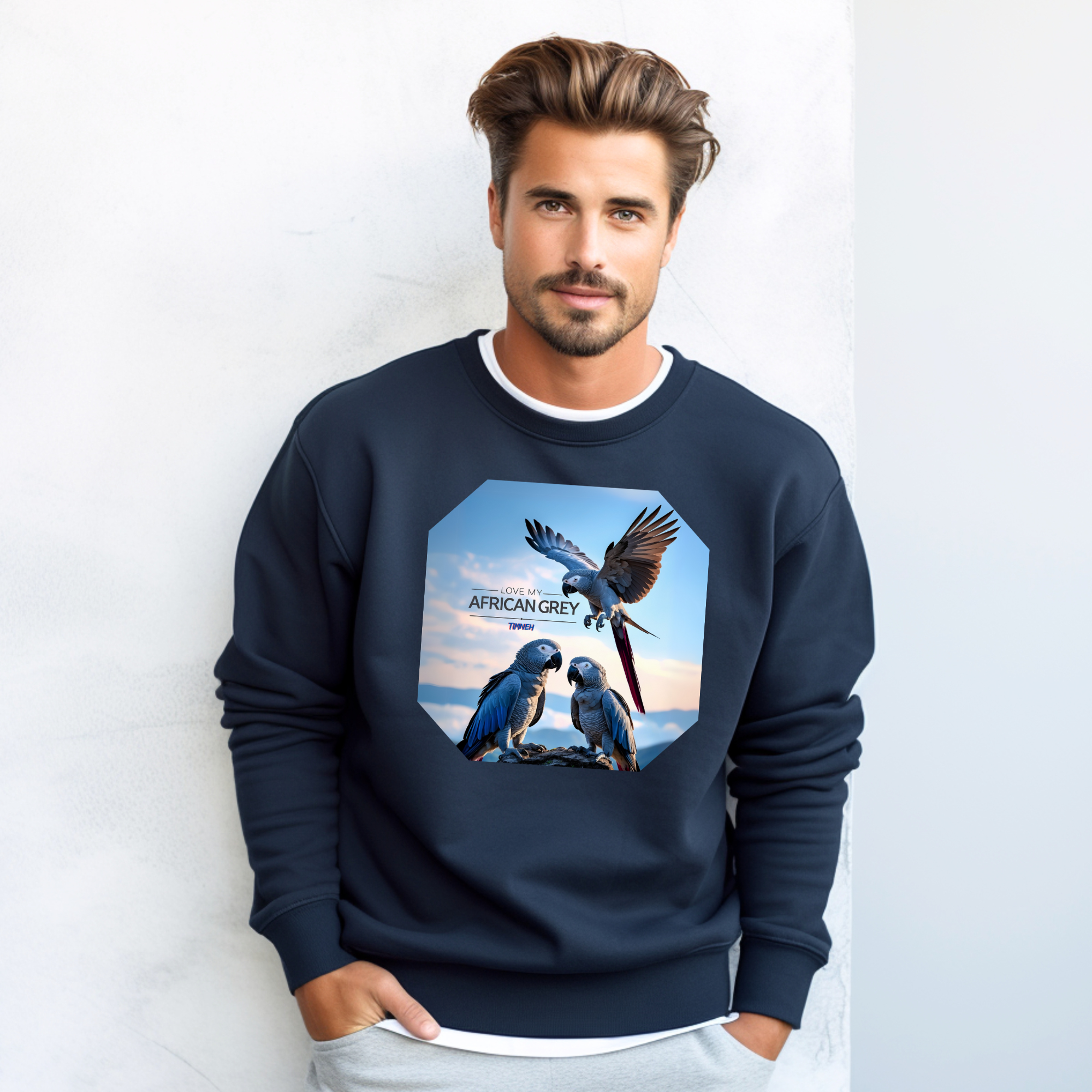 Love My African Grey Timneh Sweatshirt