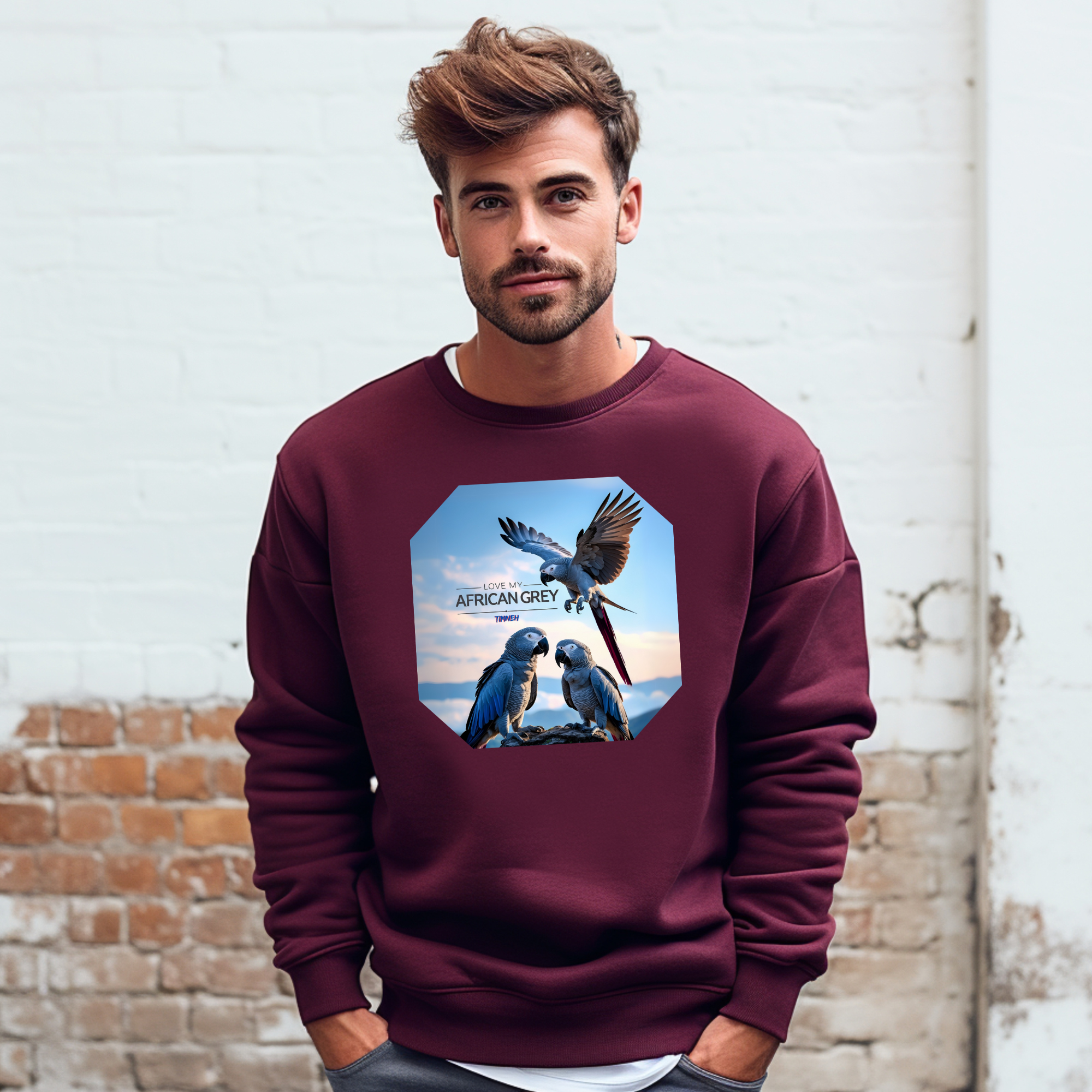 African Grey Timneh Sweatshirt