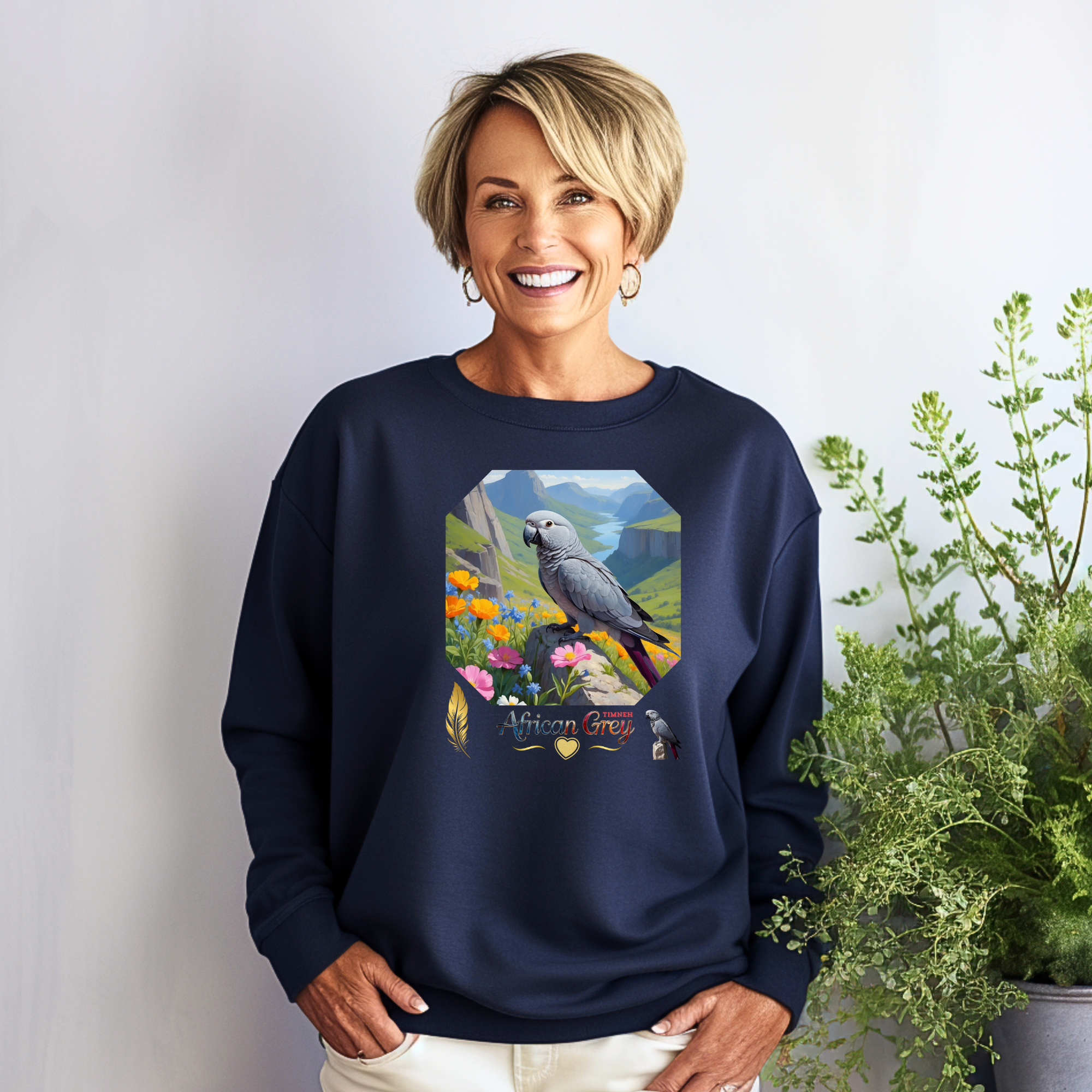 African Grey Timneh Sweatshirt