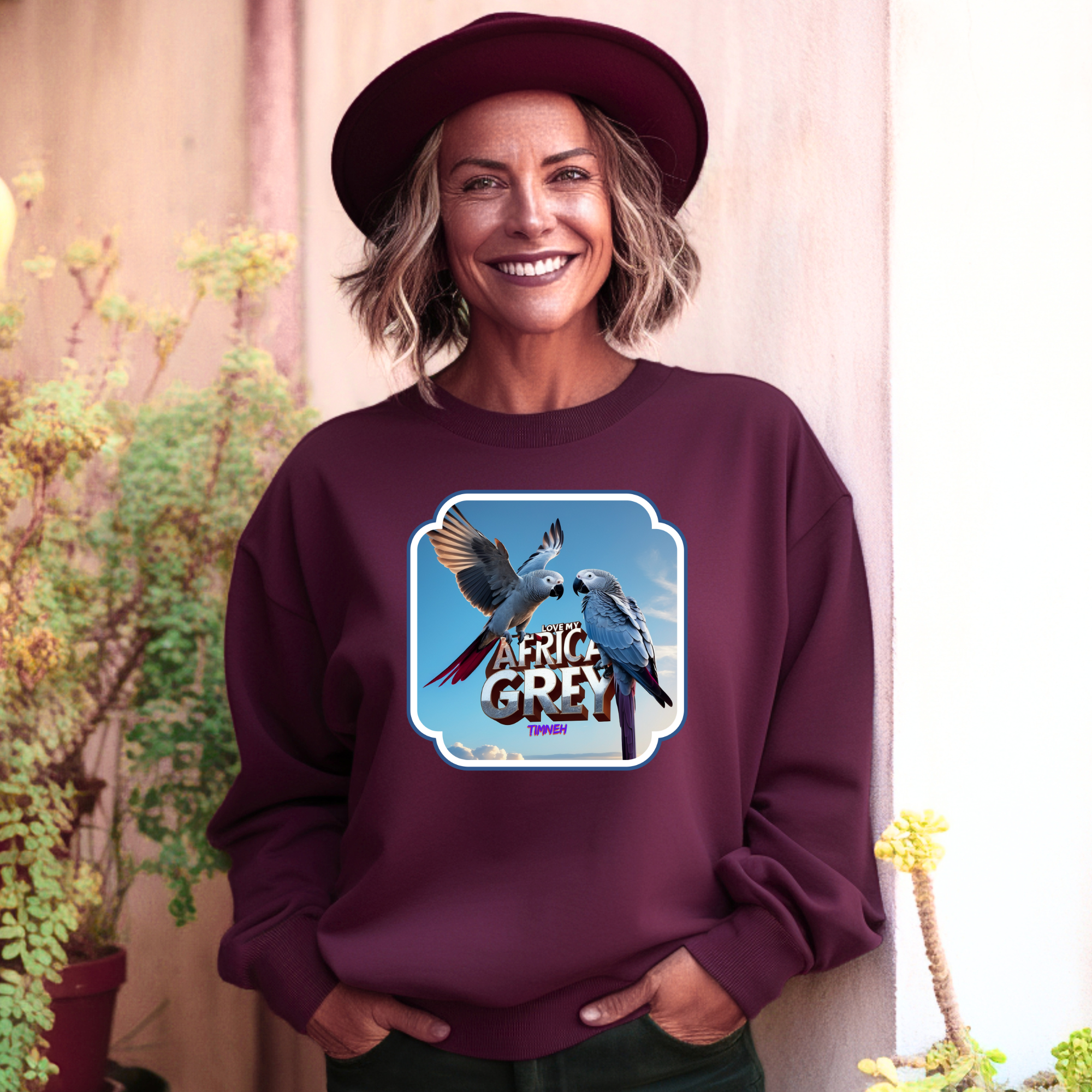African Grey Timneh Sweatshirt