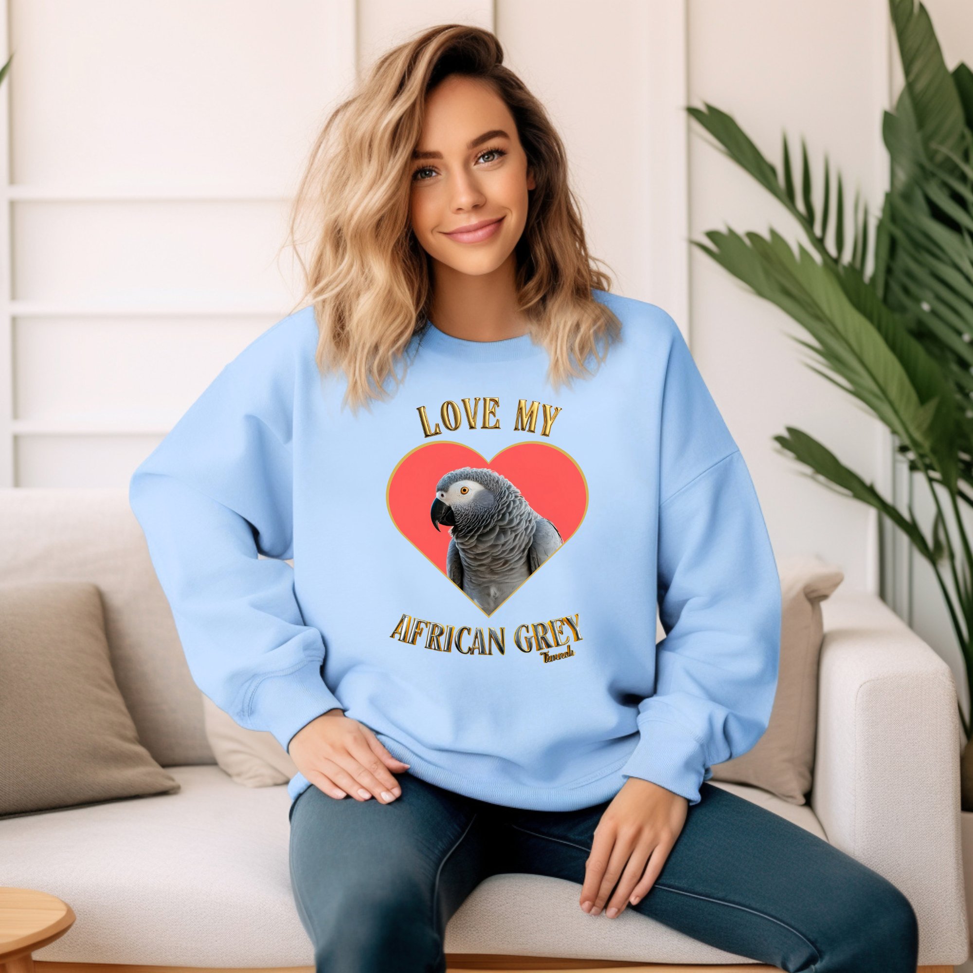 Love My African Grey Timneh Sweatshirt