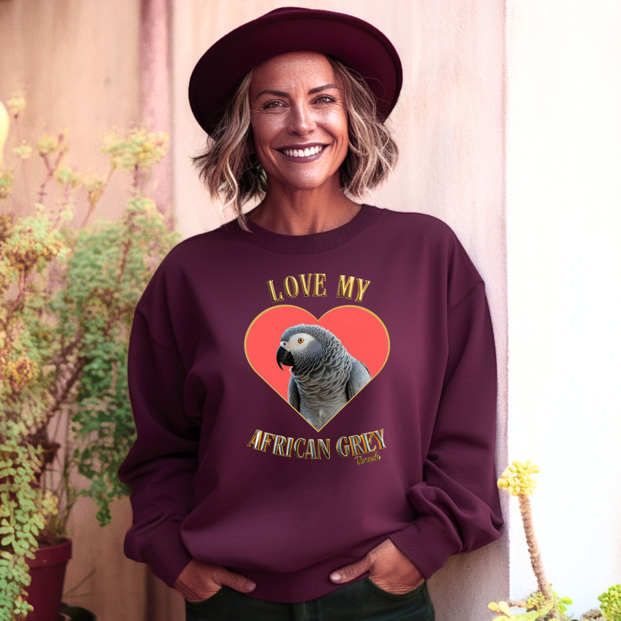 Love My African Grey Timneh Sweatshirt