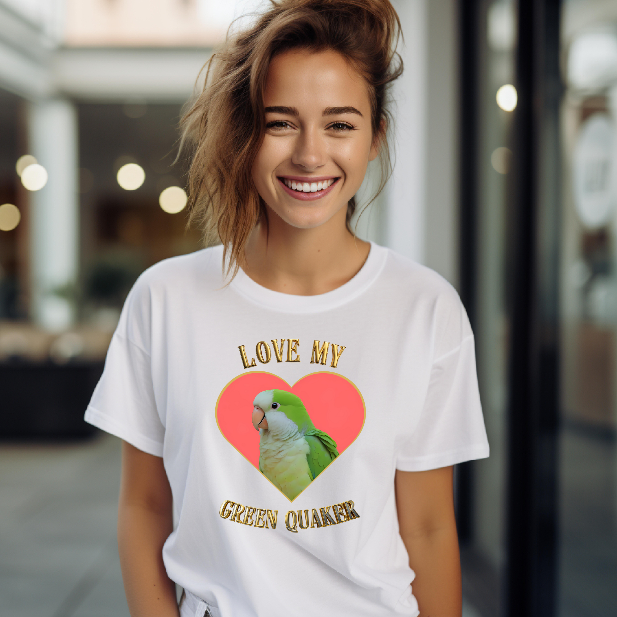 Love My Green Quaker T-Shirt