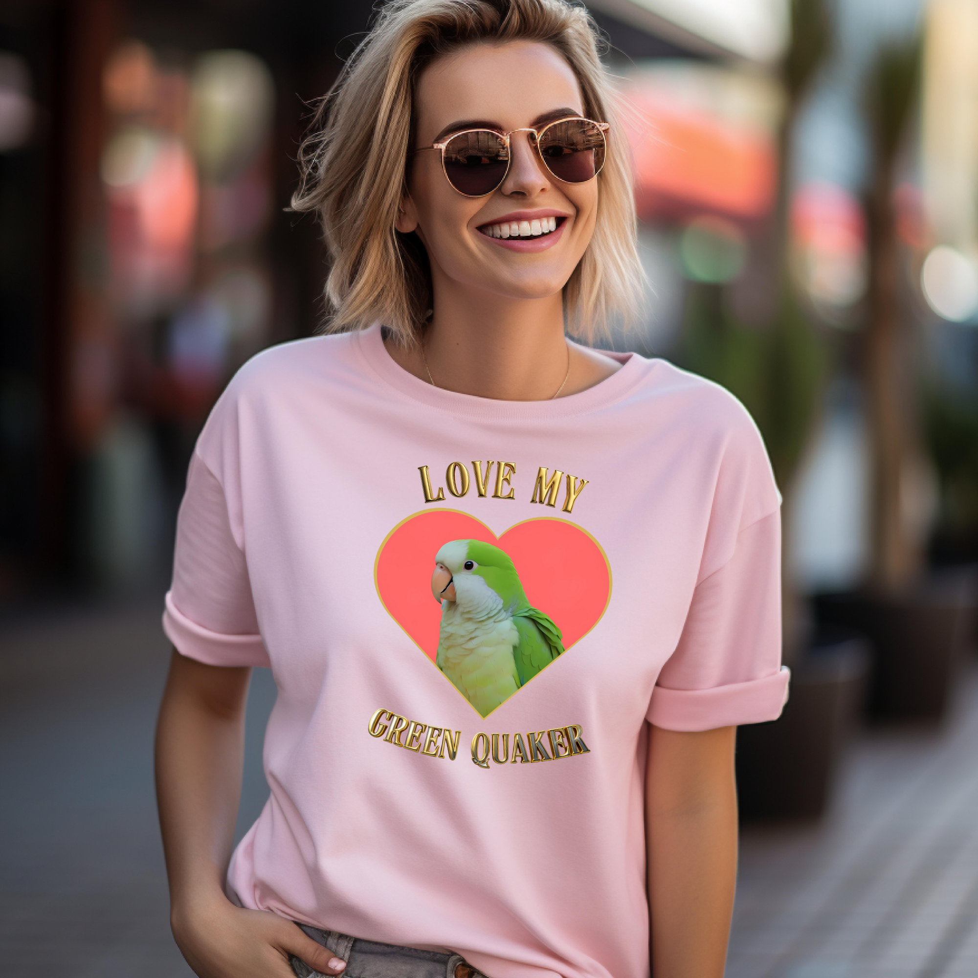 Love My Green Quaker T-Shirt