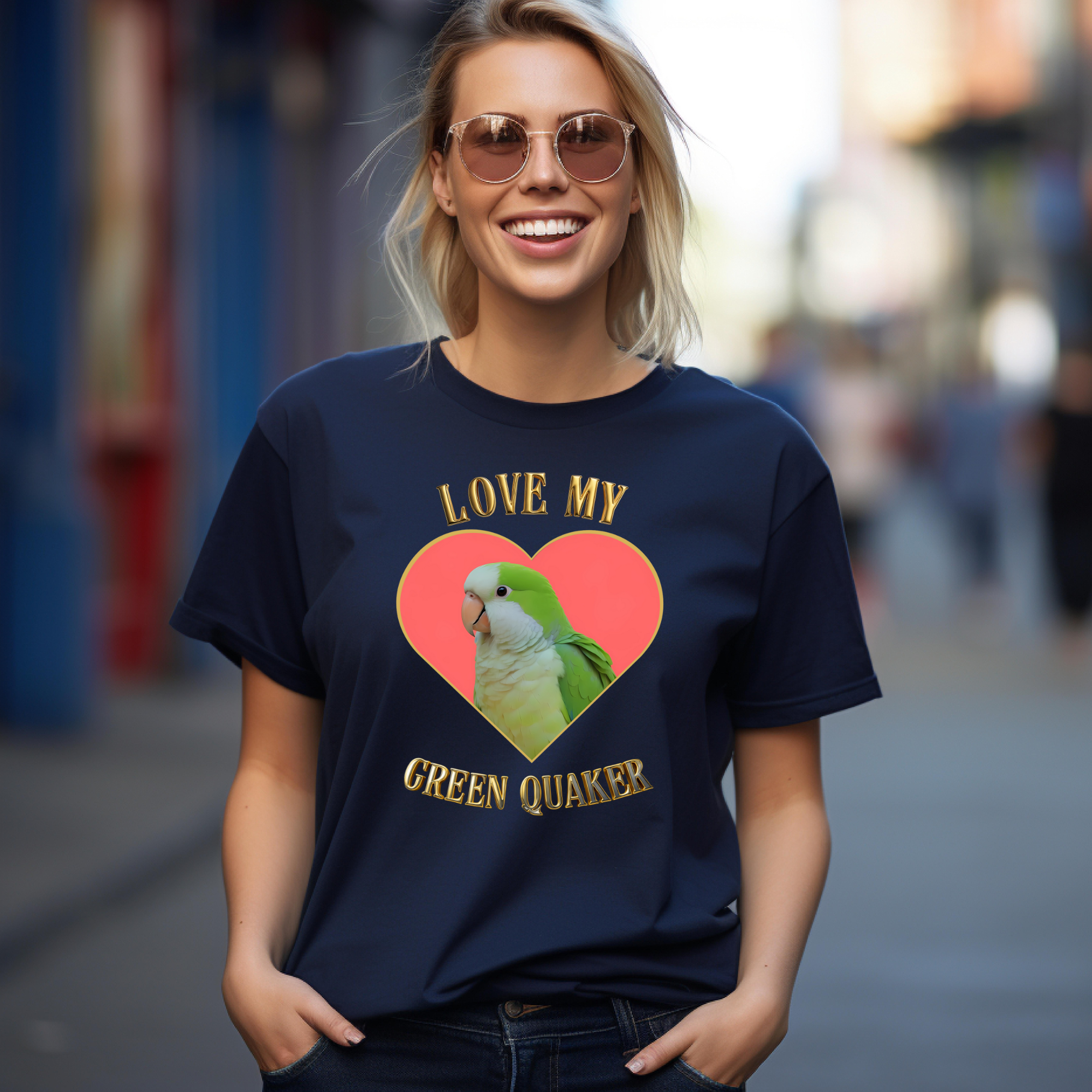 Love My Green Quaker T-Shirt