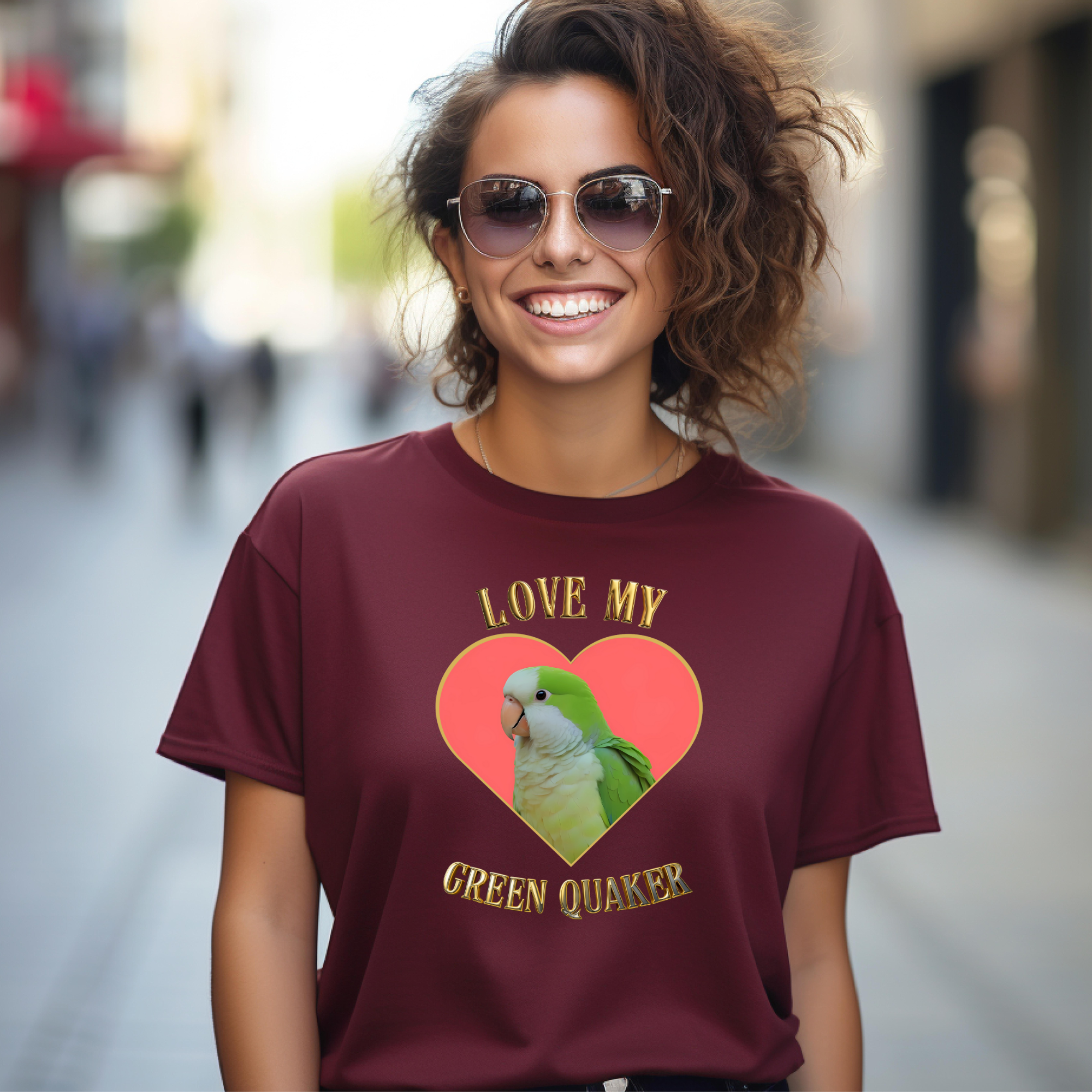 Love My Green Quaker T-Shirt