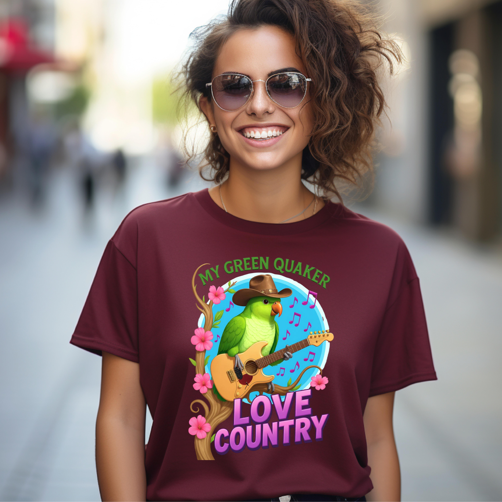 Green Quaker Love Country T-Shirt