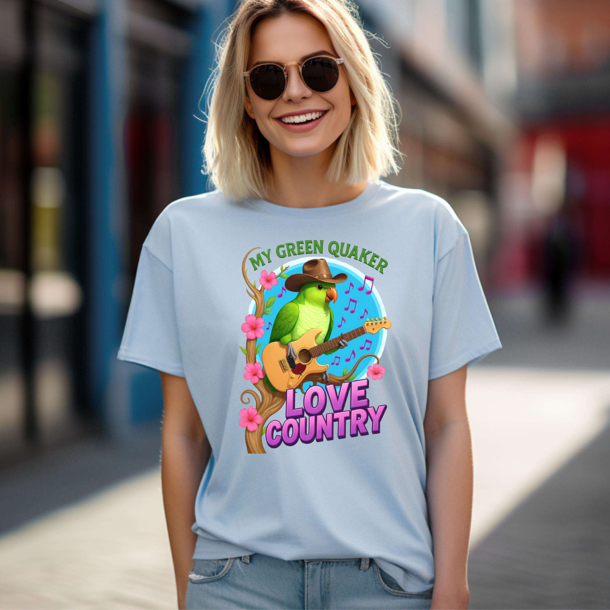 Green Quaker Love Country T-Shirt