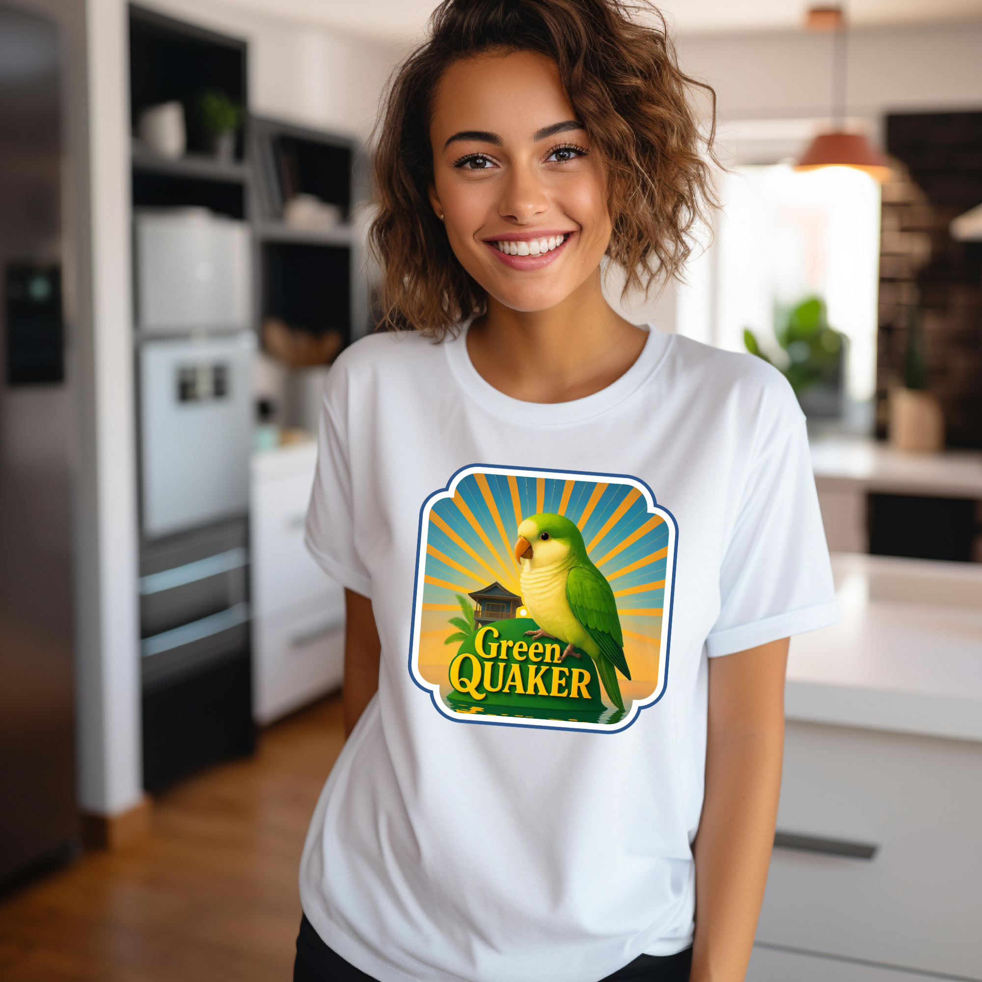 Green Quaker Sunburst T-Shirt
