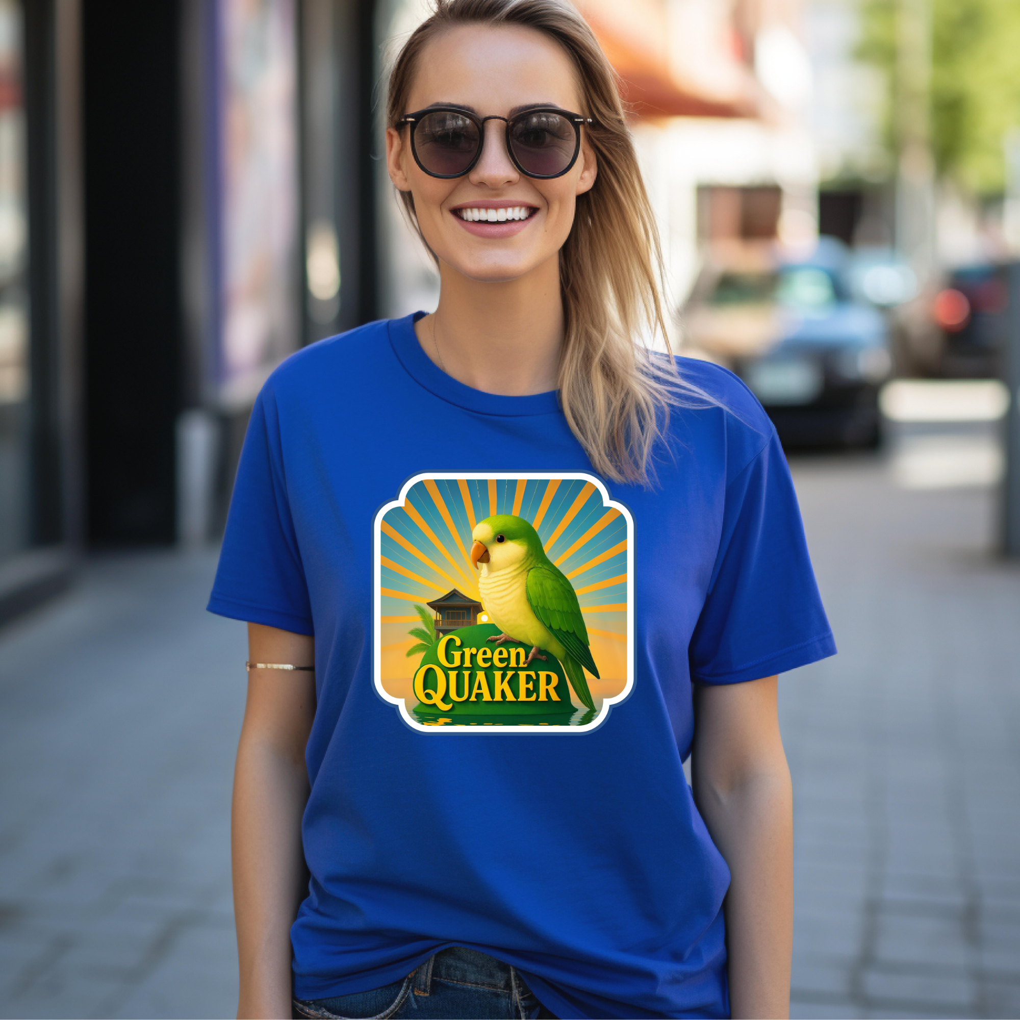 Green Quaker Sunburst T-Shirt