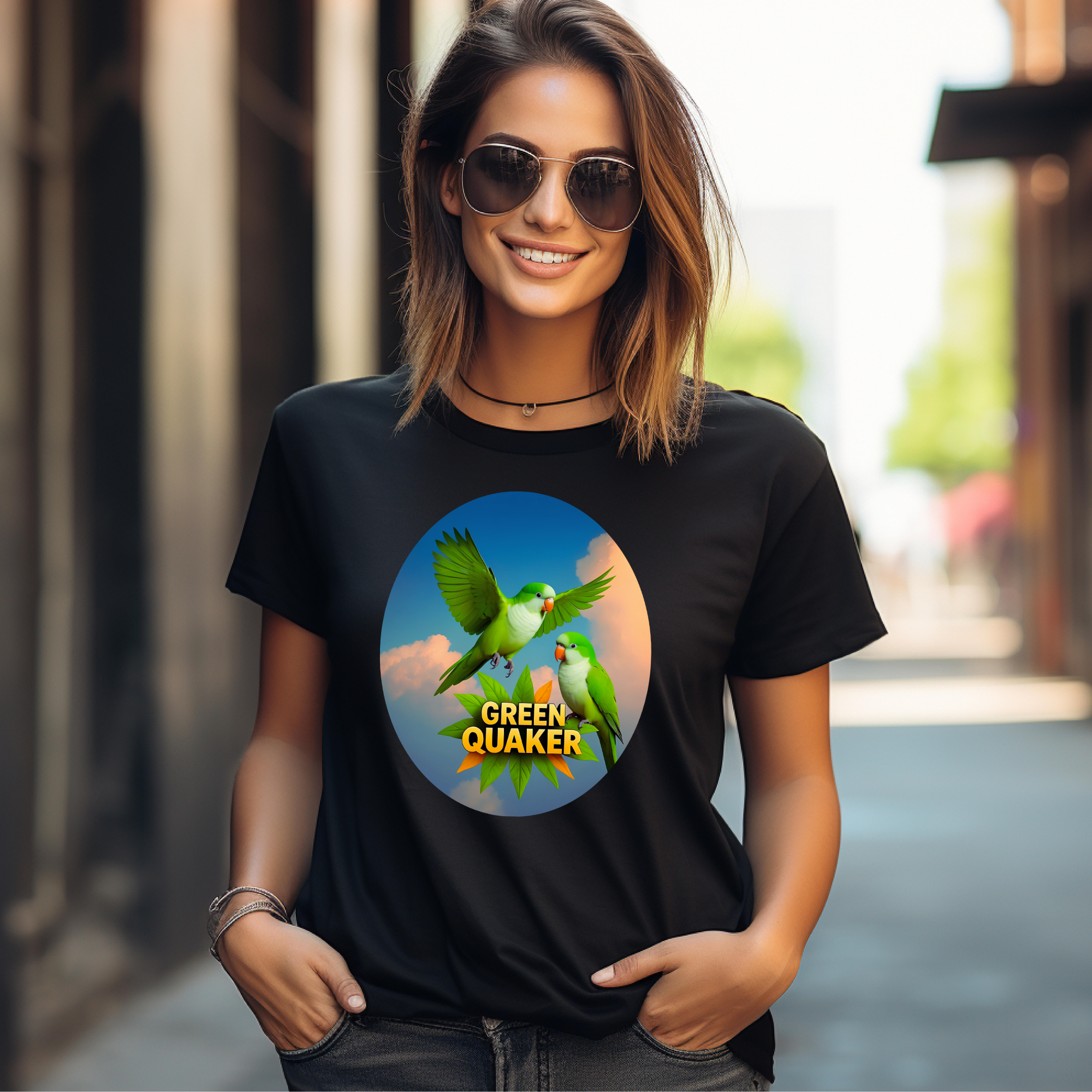 Flying Green Quaker T-Shirt
